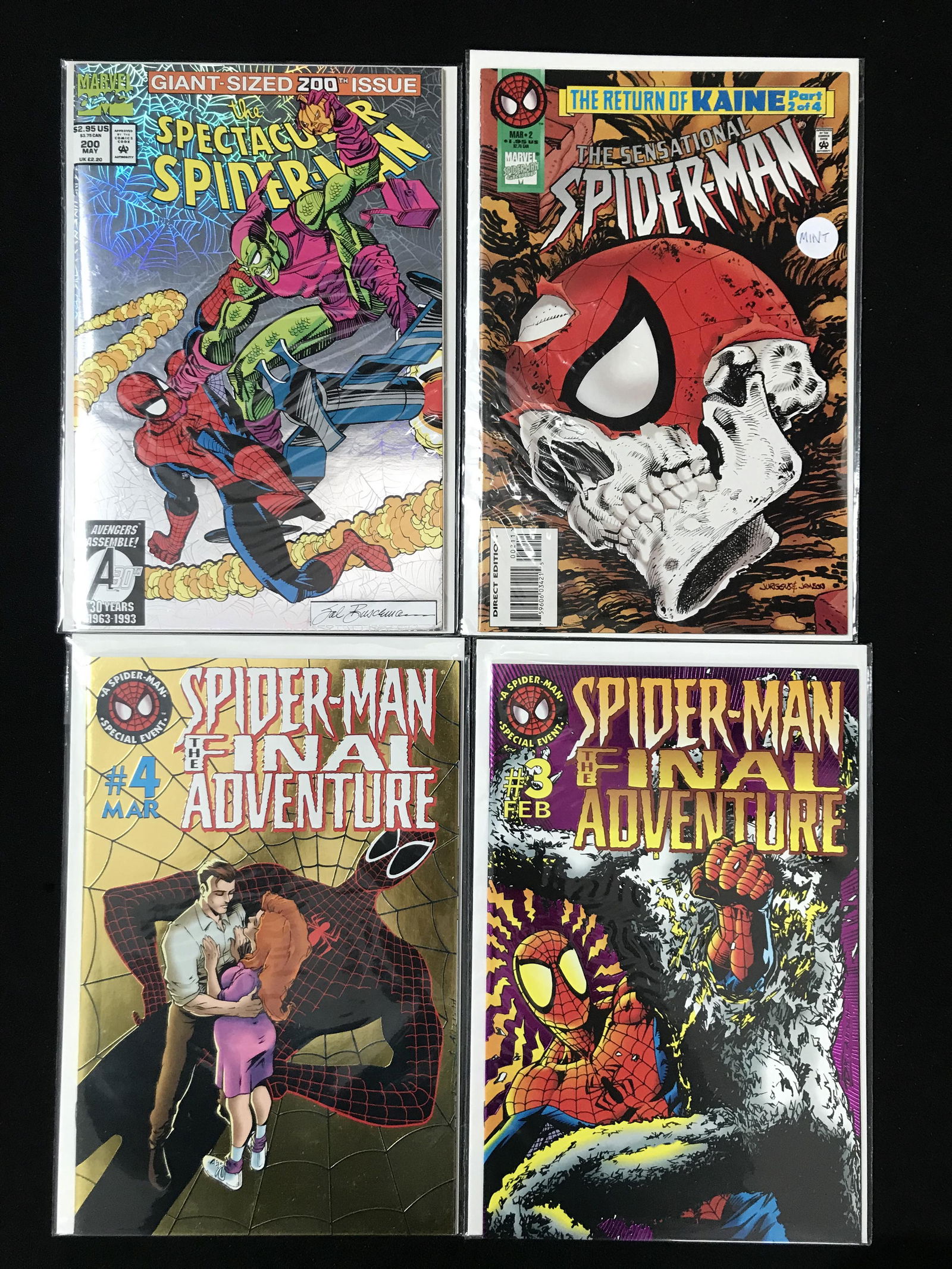 LOT OF 4 SPIDER-MAN COMICS (MARVEL COMICS) (1 of 1)