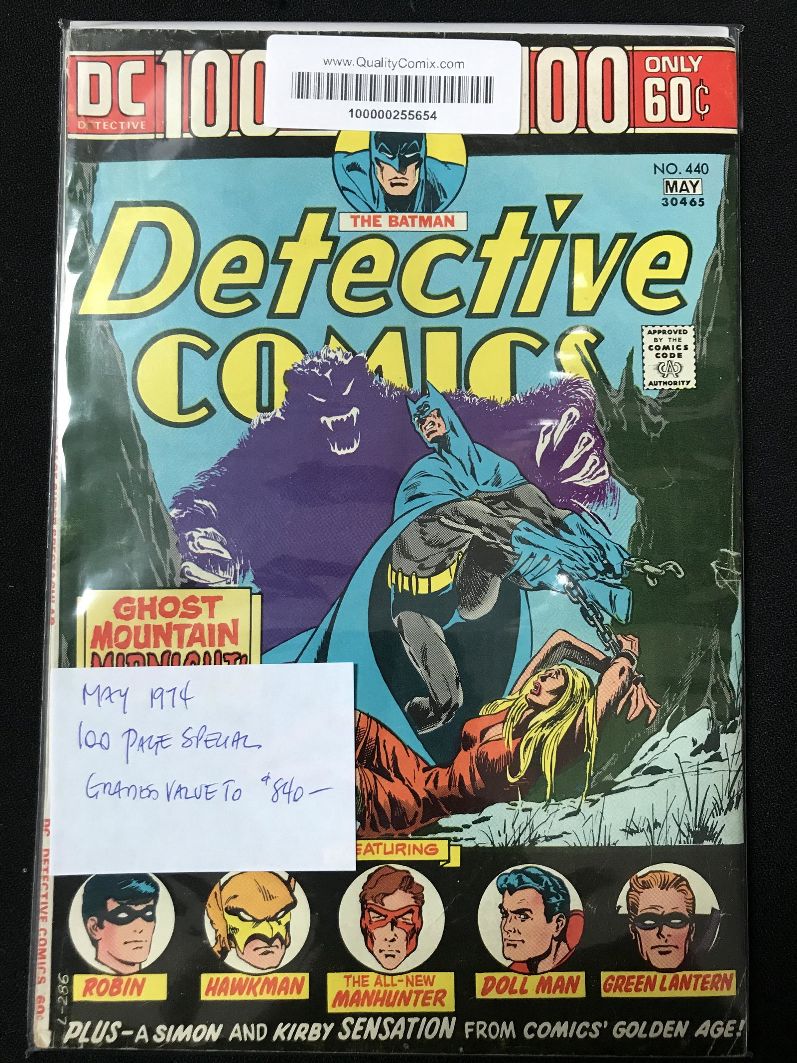 DC COMICS NO.440 THE BATMAN DETECTIVE COMICS: Prices are in Canadian dollars