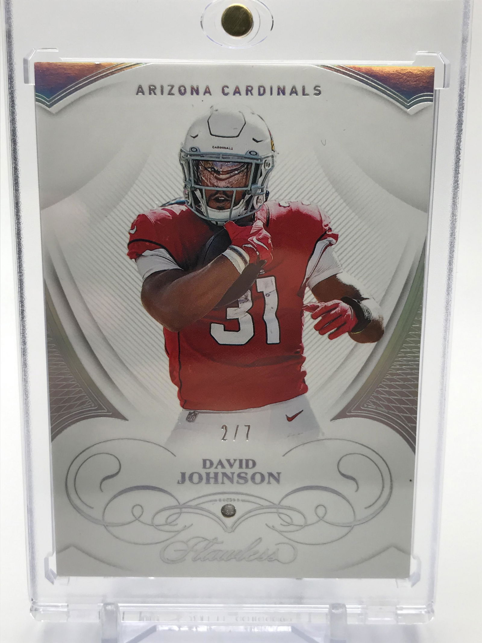 2019 PANINI FLAWLESS DIAMOND #67 DAVID JOHNSON NUMBERED 2/7: Prices are in Canadian dollars
