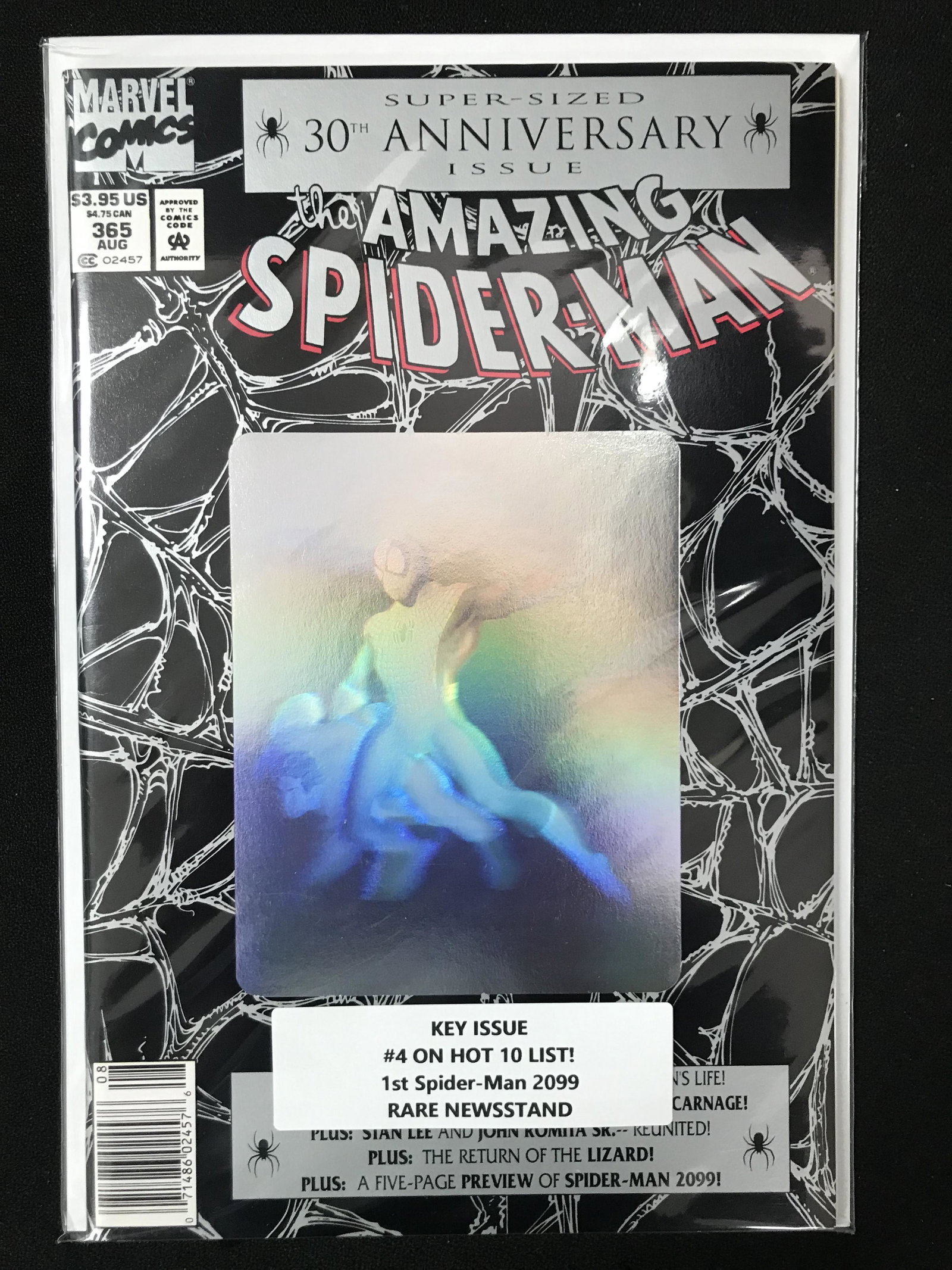 SUPER-SIZED 30TH ANNIVERSARY THE AMAZING SPIDER-MAN #365 KEY ISSUE (MARVEL COMICS): Prices are in Canadian dollars