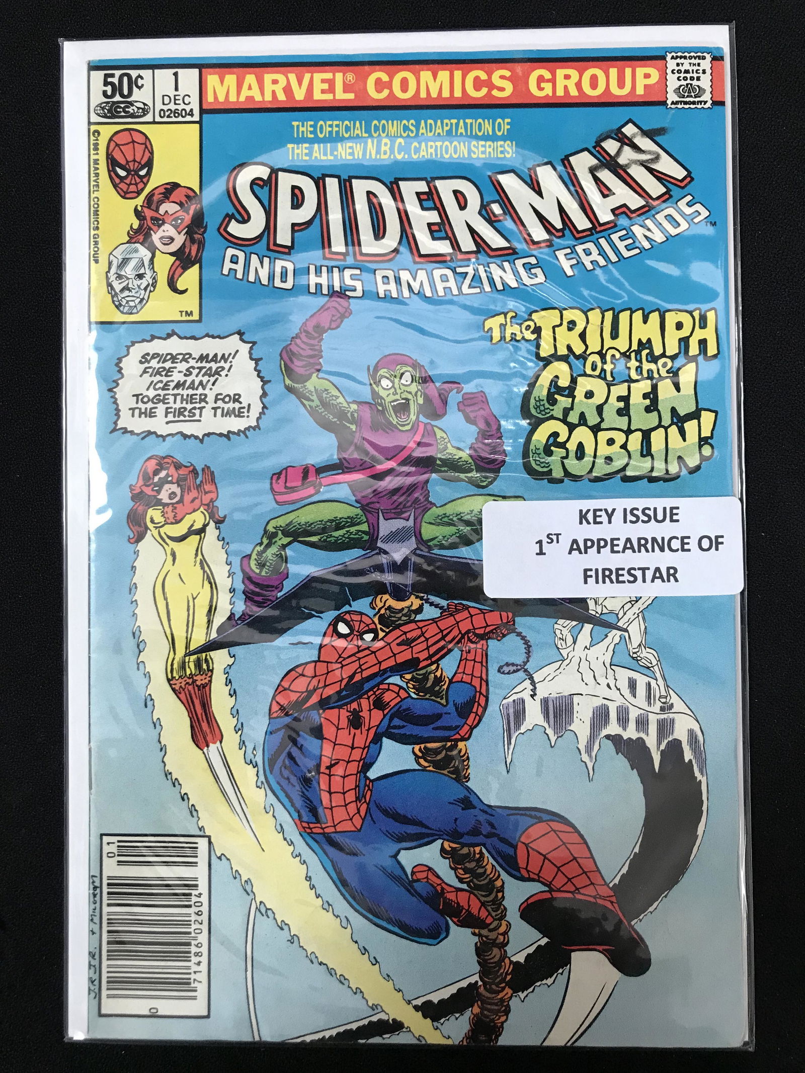 MARVEL COMICS SPIDER-MAN NO.1 (1ST APPEARANCE FIRESTAR) (1 of 1)