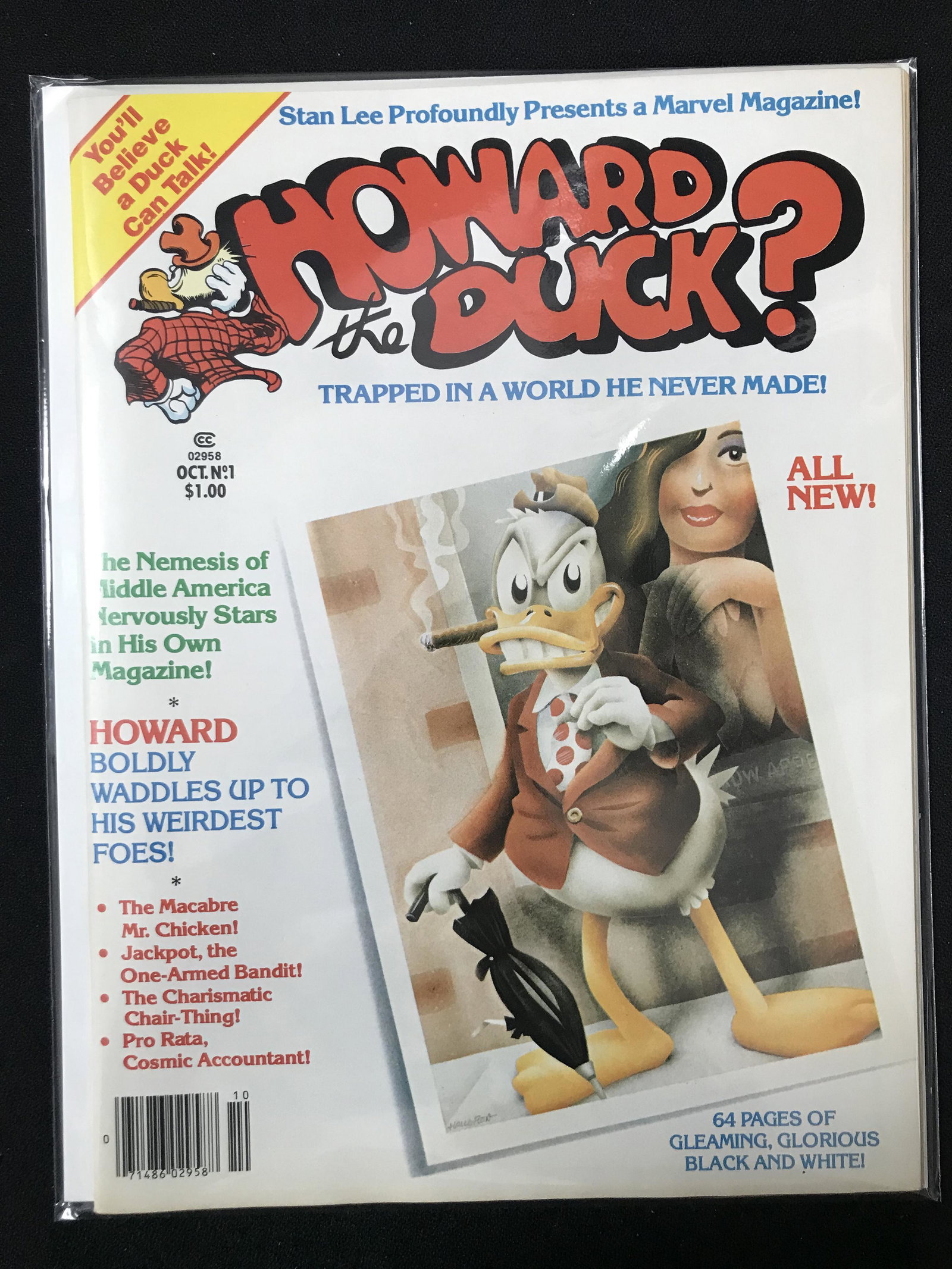 MARVEL MAGAZINE NO.1 HOWARD THE DUCK: Prices are in Canadian dollars