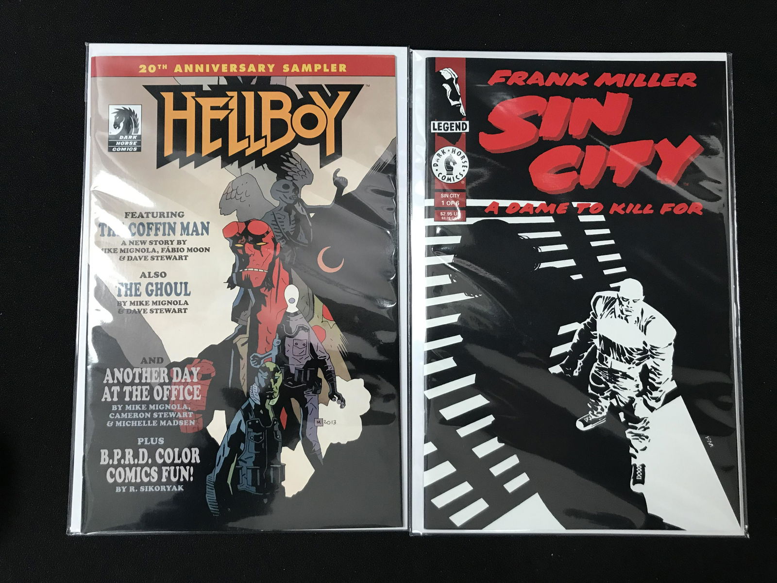 HELLBOY AND SIN CITY COMICS (DARK HORSE AND LEGEND COMICS) (1 of 1)