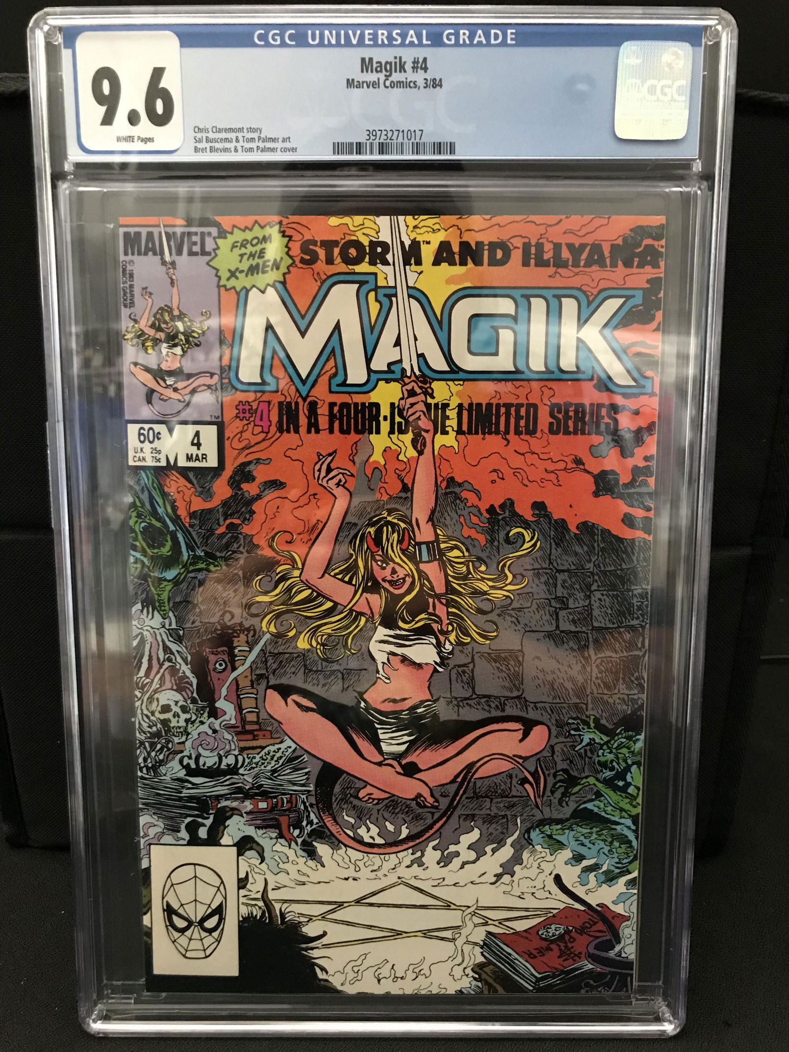 MARVEL COMICS NO.4 MAGIK CGC GRADED 9.6 (1 of 1)