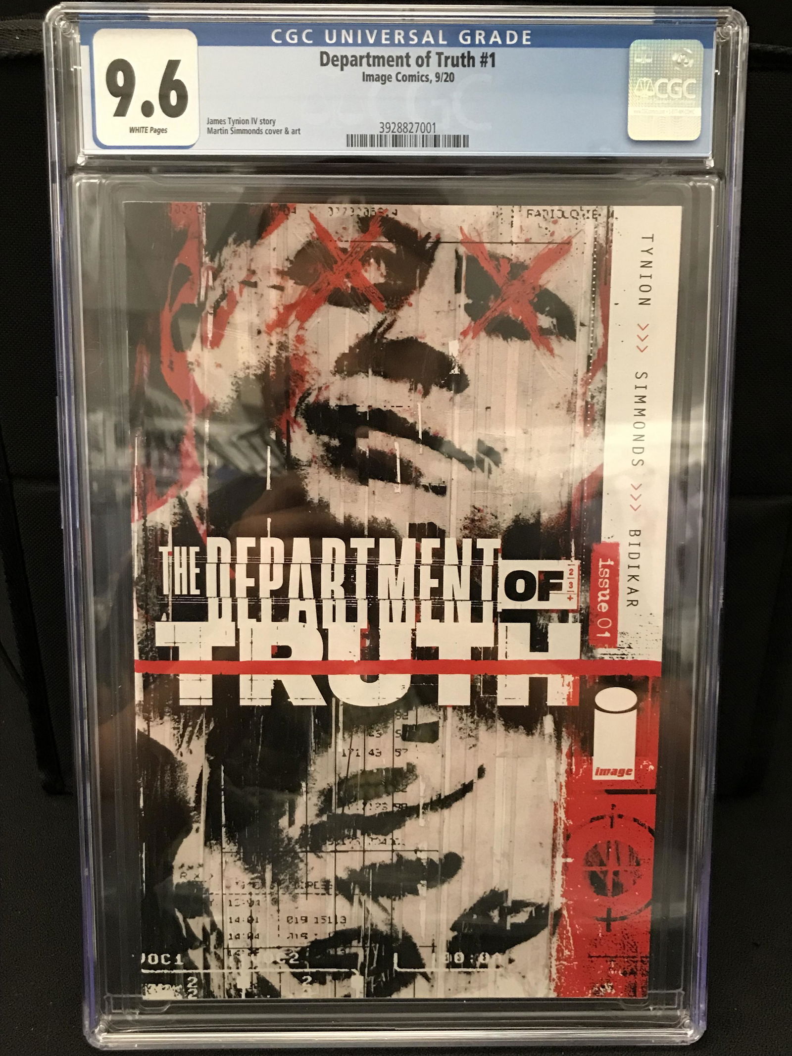 IMAGE COMICS NO.1 DEPARTMENT OF TRUTH CGC GRADED 9.6 (1 of 1)