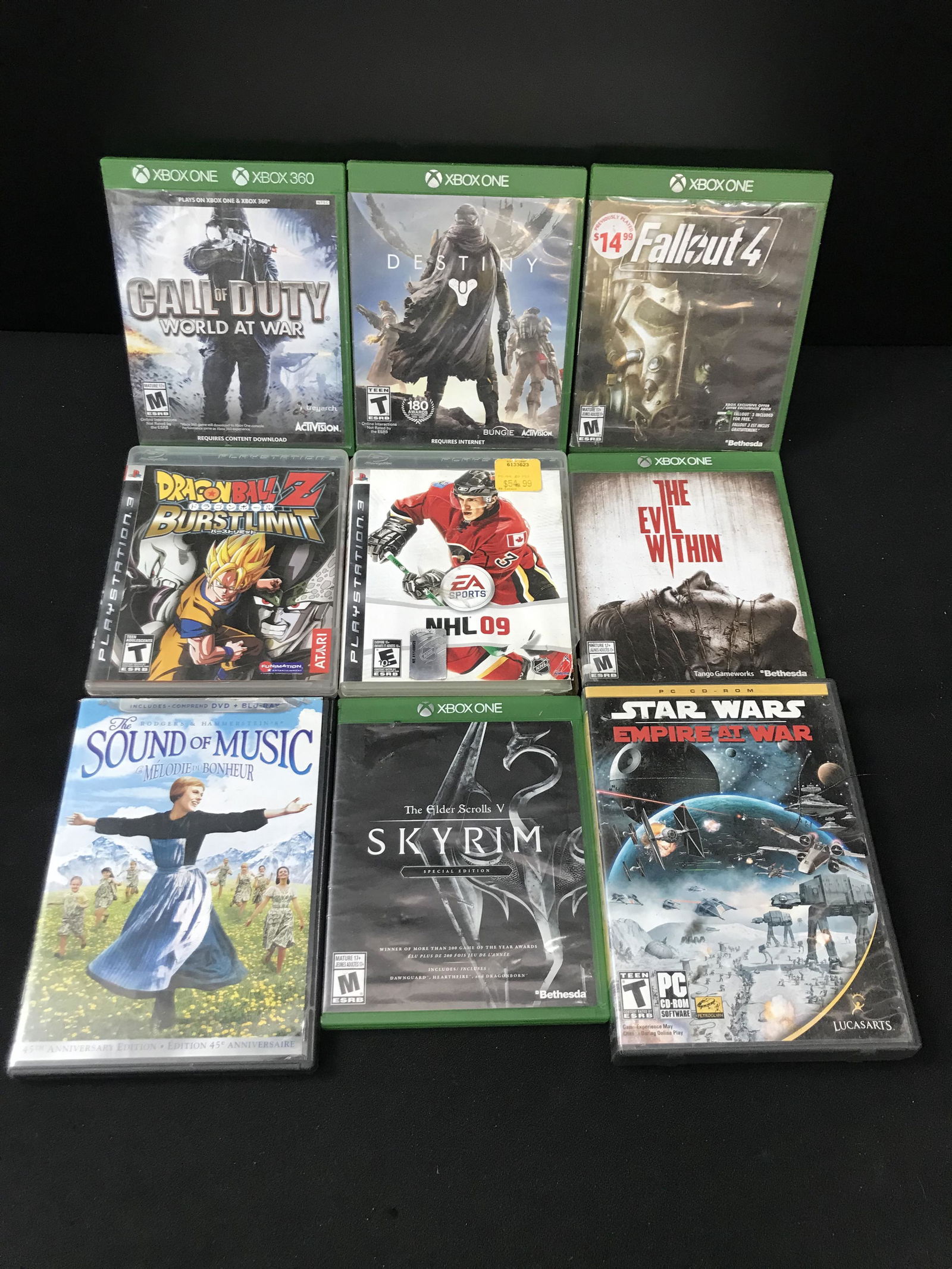 LOT OF XBOX ONE VIDEO GAMES (1 of 1)