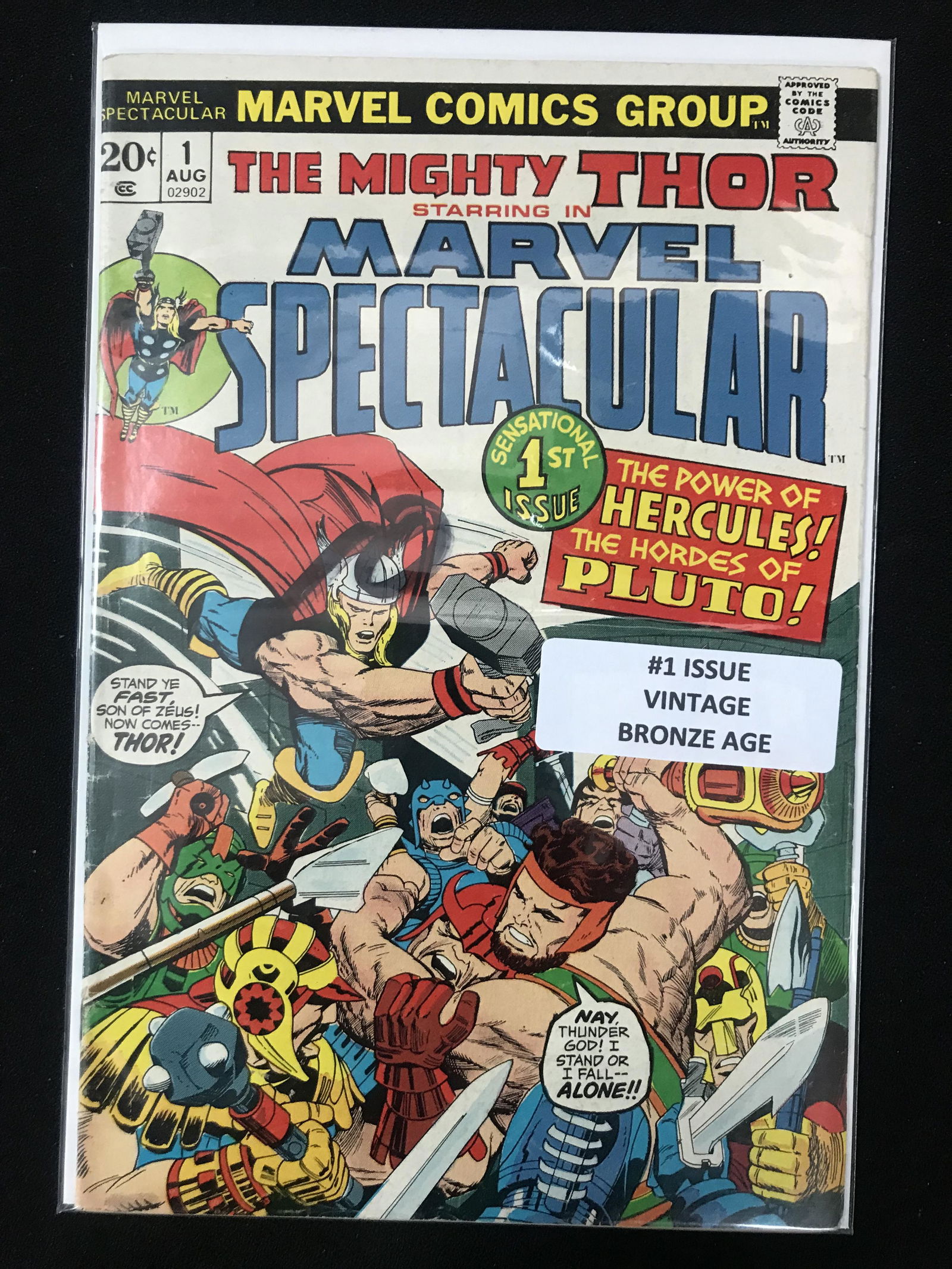 MARVEL COMICS NO.1 THE MIGHTY THOR STARRING IN MARVEL SPECTACULAR (VINTAGE BRONZE AGE) (1 of 1)