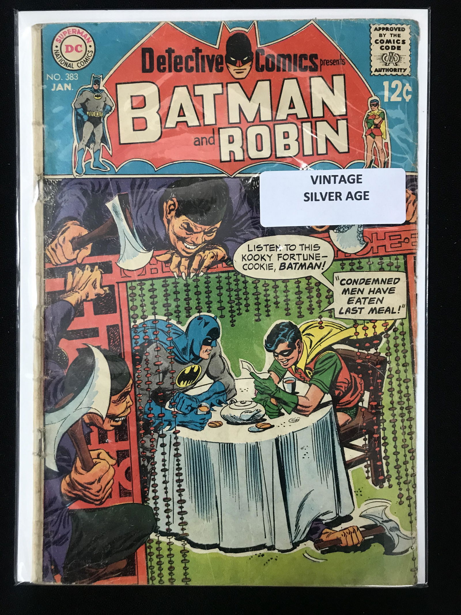 DC COMICS NO.383 DETECTIVE COMICS BATMAN AND ROBIN (VINTAGE SILVER AGE) (1 of 1)
