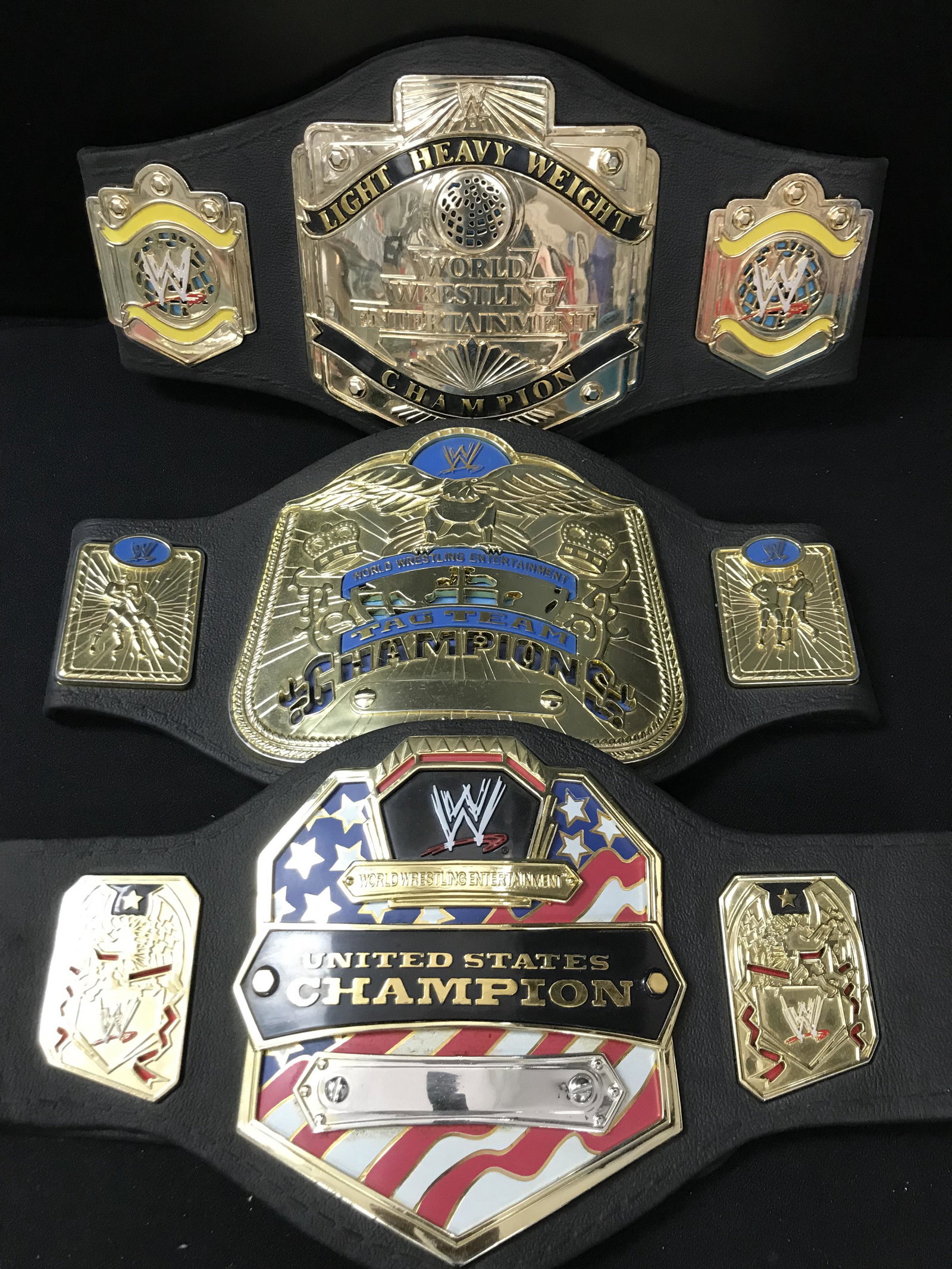 WRESTLING BELTS LOT: Prices are in Canadian dollars