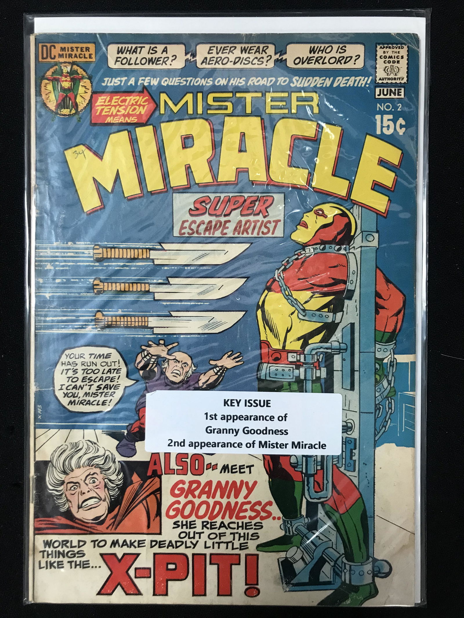 DC COMICS NO.2 MISTER MIRACLE (1 of 1)
