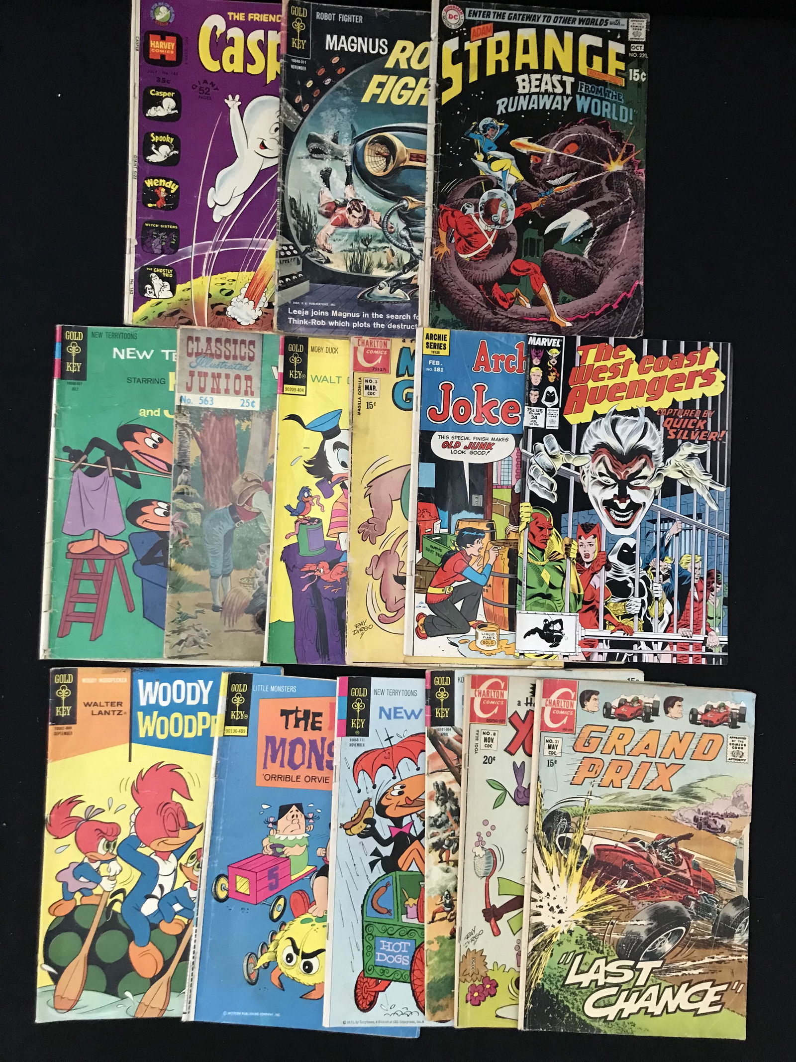 VINTAGE SILVER AGE COMICS BOOK LOT (1 of 1)