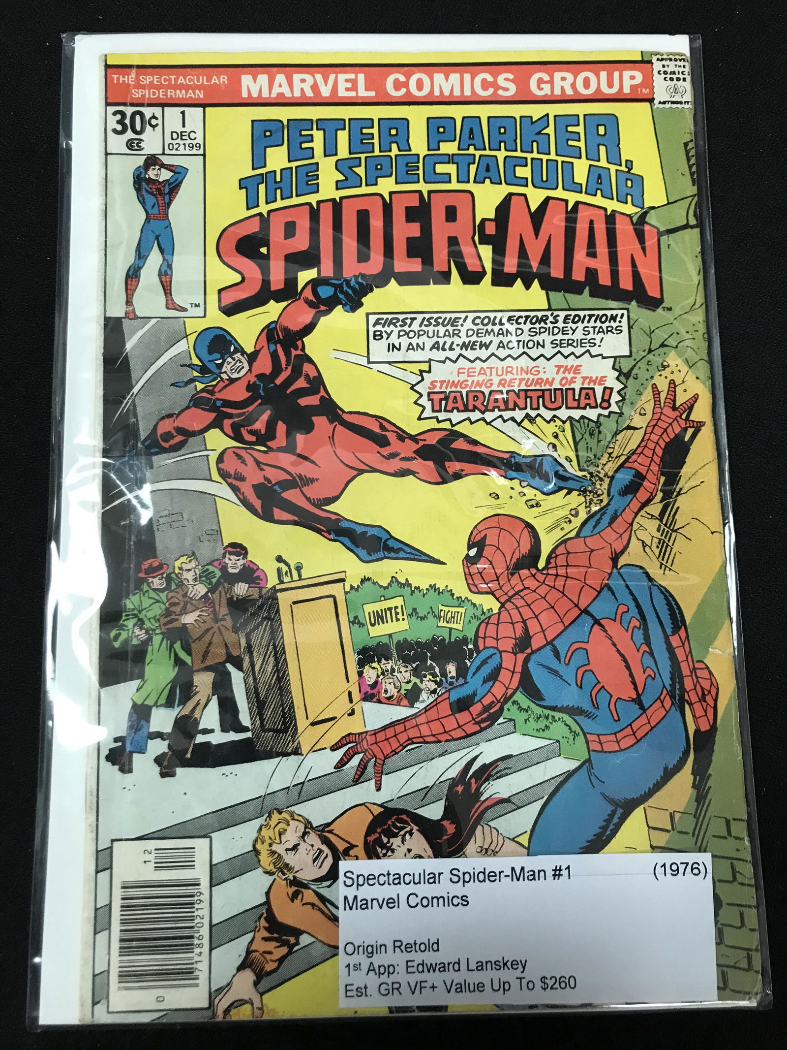 MARVEL COMICS NO.1 THE SPECTACULAR SPIDERMAN (1976) (1 of 1)