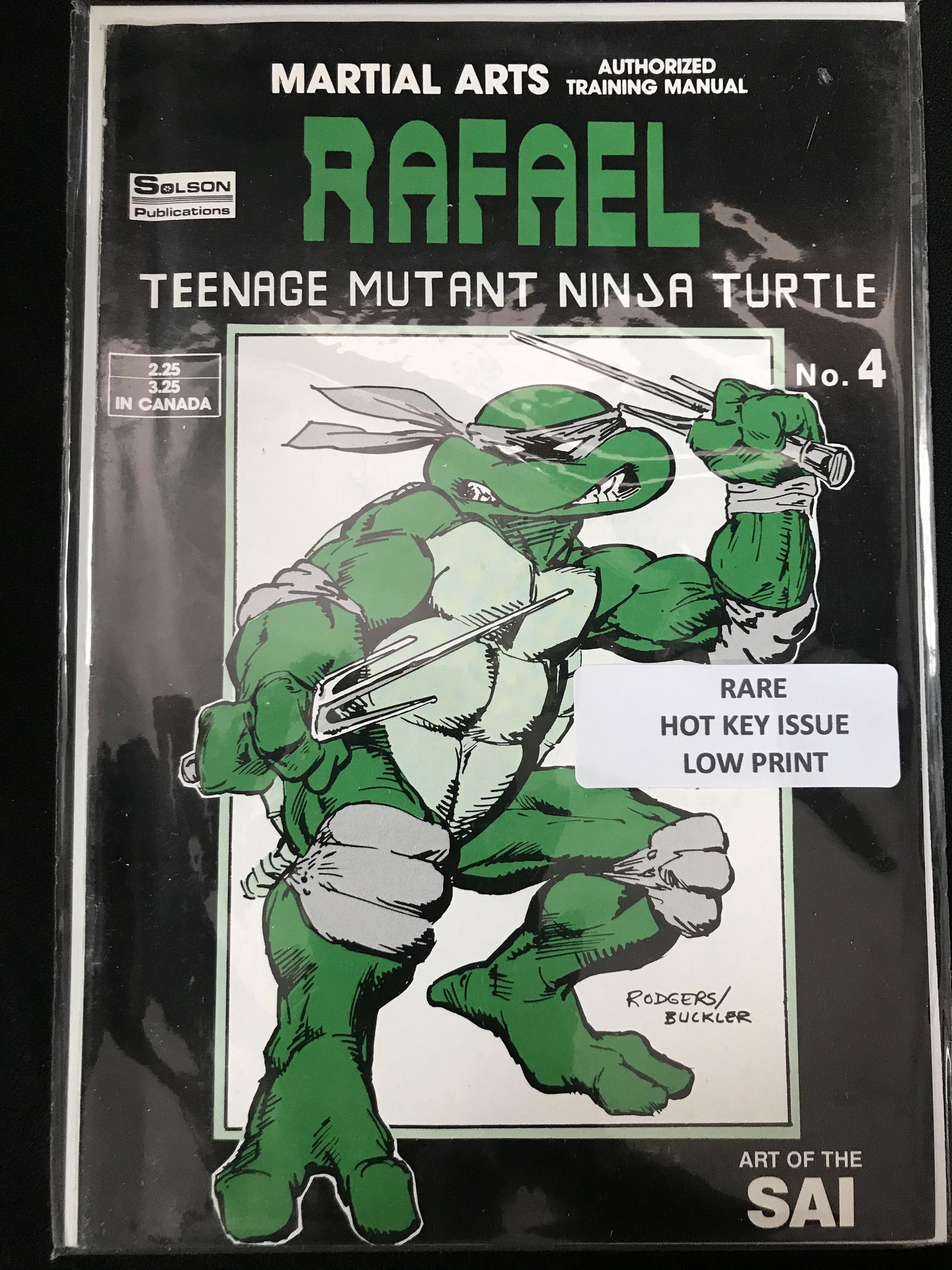TEENAGE MUTANT NINJA TURTLES  #4 KEY ISSUE (SOLSON COMICS) (1 of 1)