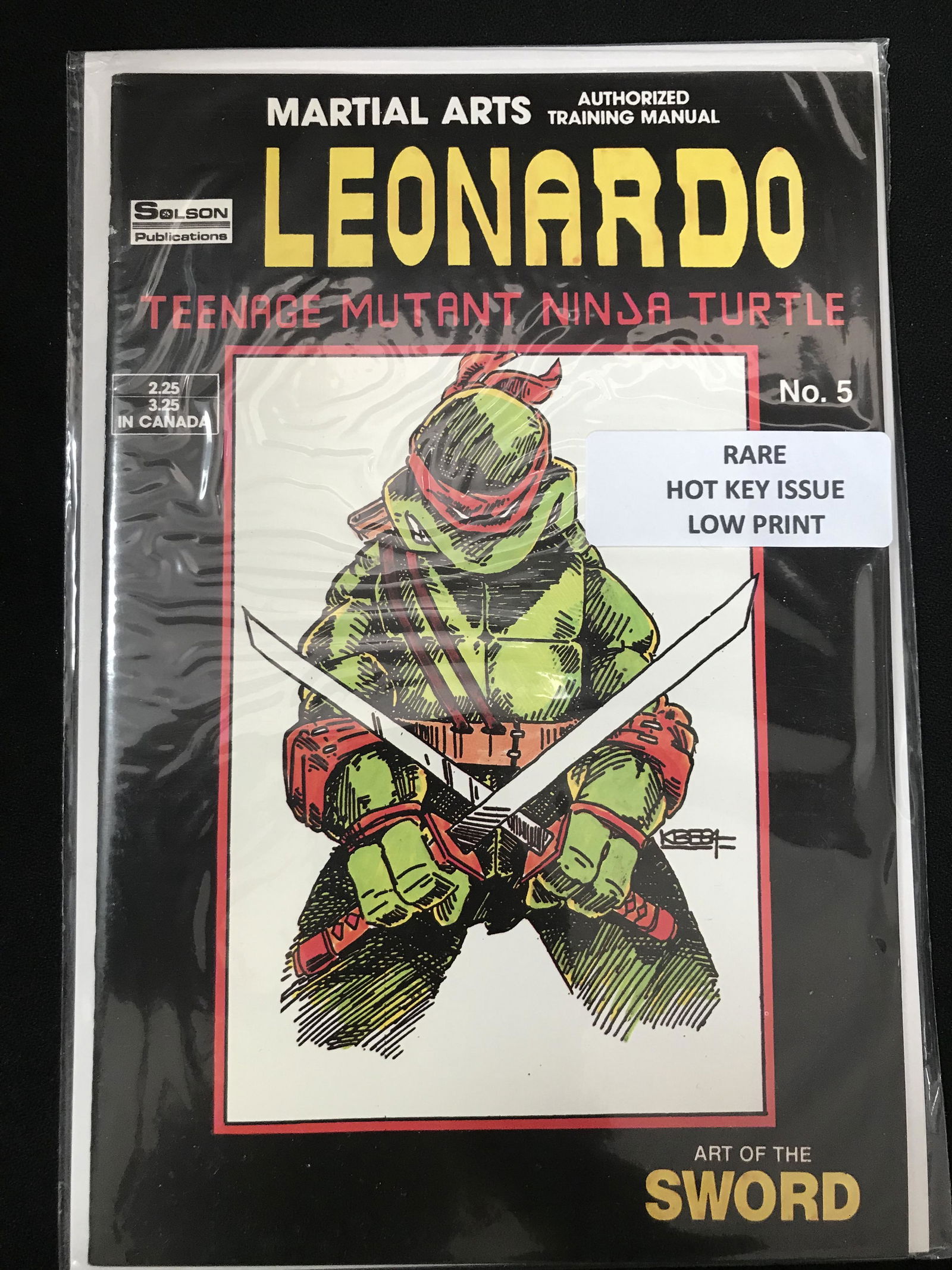 TEENAGE MUTANT NINJA TURTLES  #5  KEY ISSUE (SOLSON COMICS) (1 of 1)