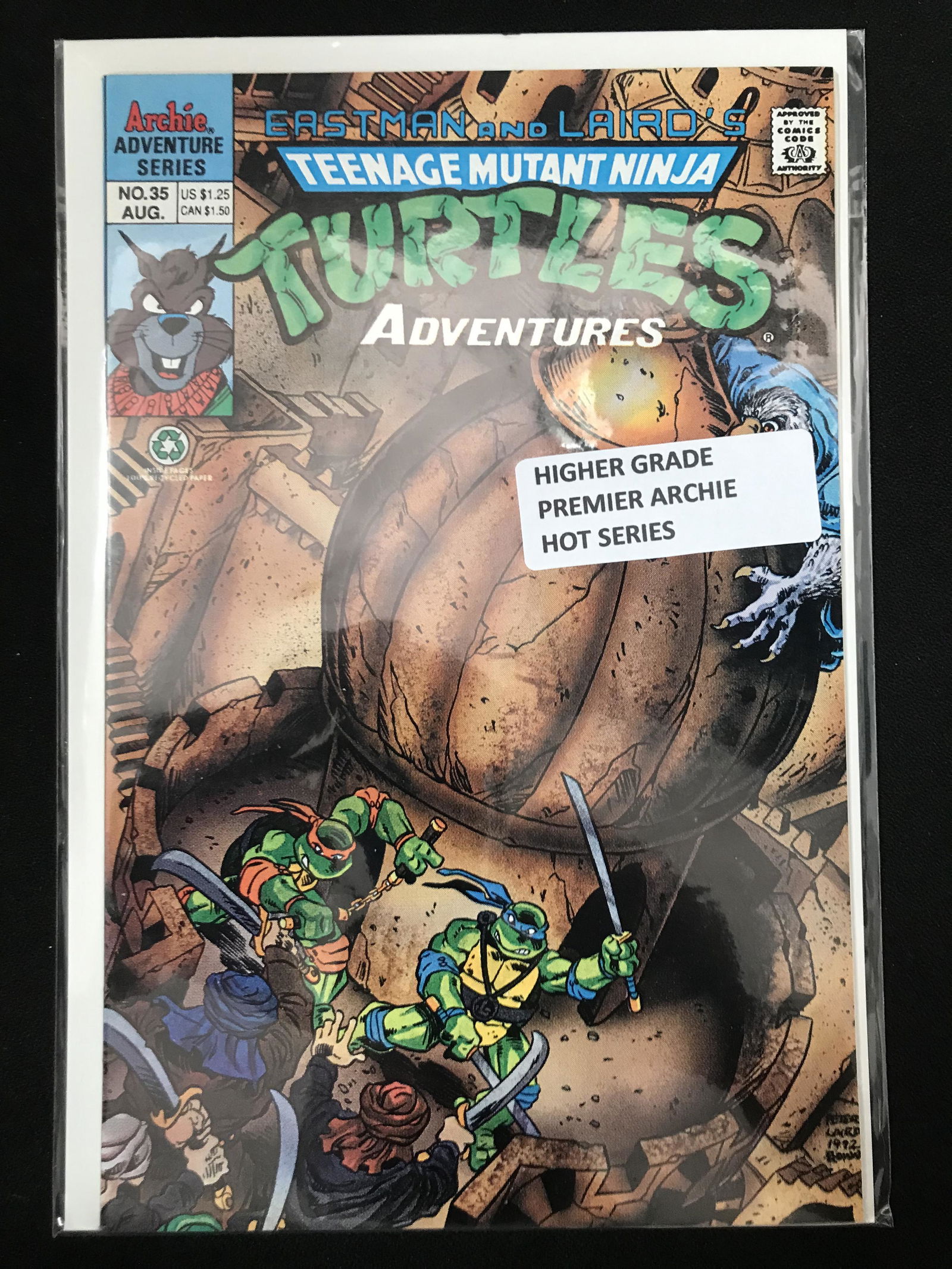 EASTMAN AND LAIRD'S TEENAGE MUTANT NINJA TURTLES #35 (ARCHIE COMICS): Prices are in Canadian dollars
