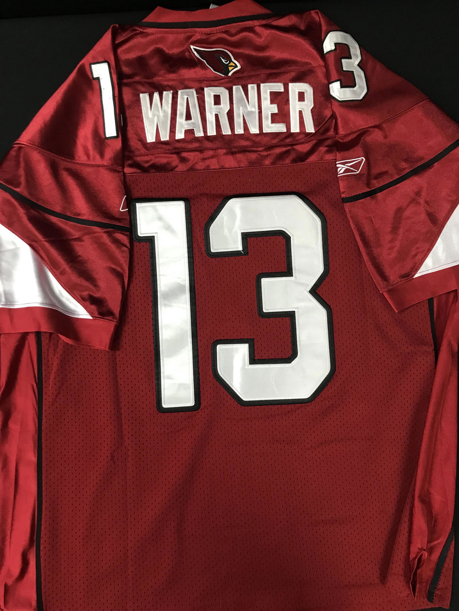 ARIZONA CARDINALS KURT WARNER SUPERBOWL JERSEY (1 of 2)