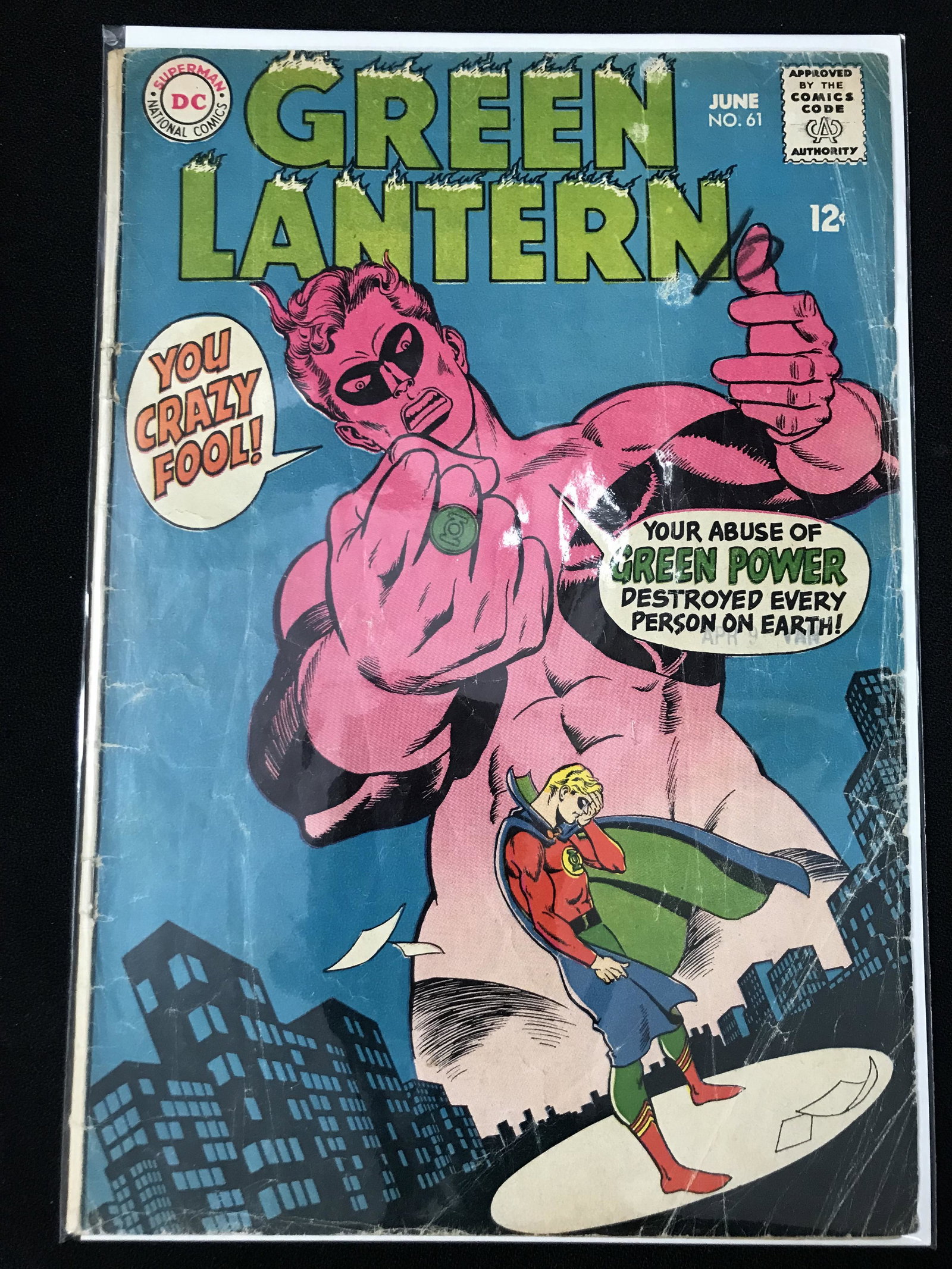 DC COMICS NO.61 GREEN LANTERN: Prices are in Canadian dollars