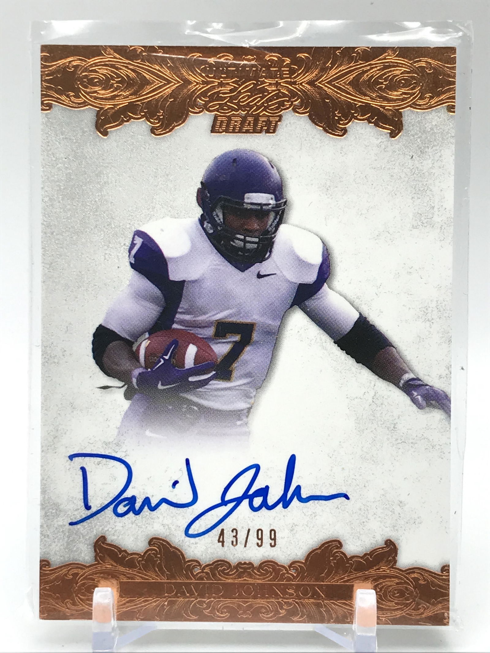 SIGNED 2015 LEAF DAVID JOHNSON NO. BA-DJ2 43/99: Prices are in Canadian dollars