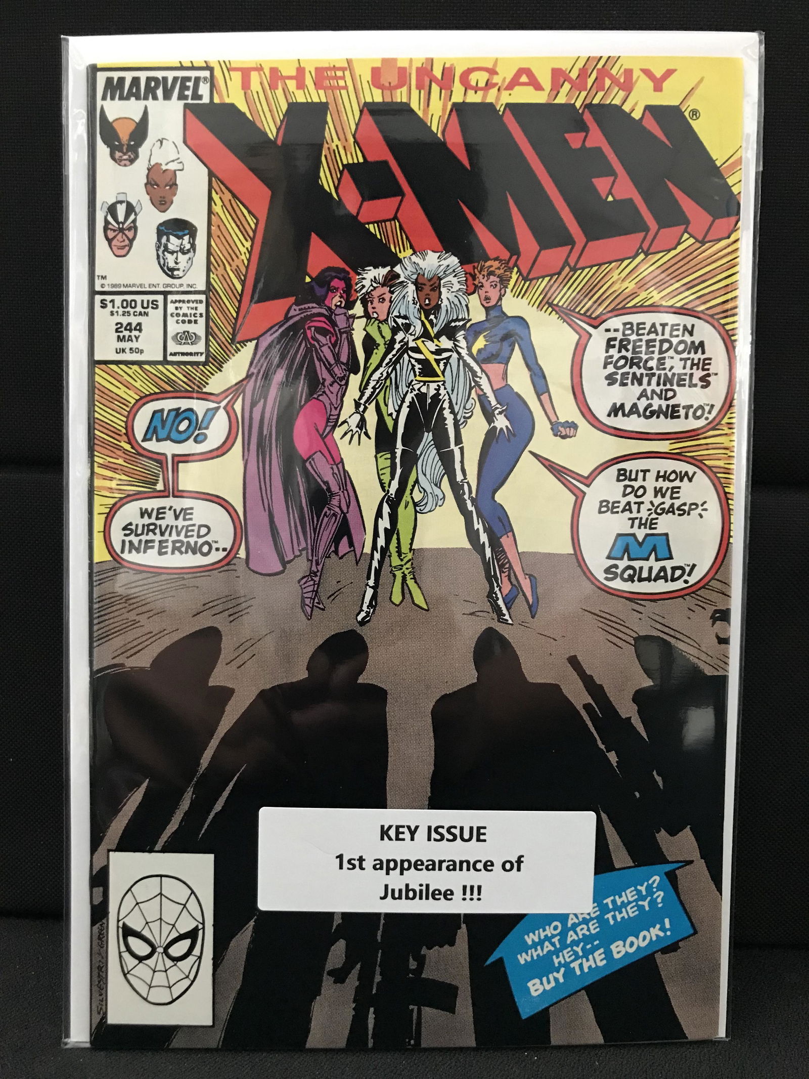 THE UNCANNY X-MEN NO. 244 (MARVEL COMICS): Prices are in Canadian dollars