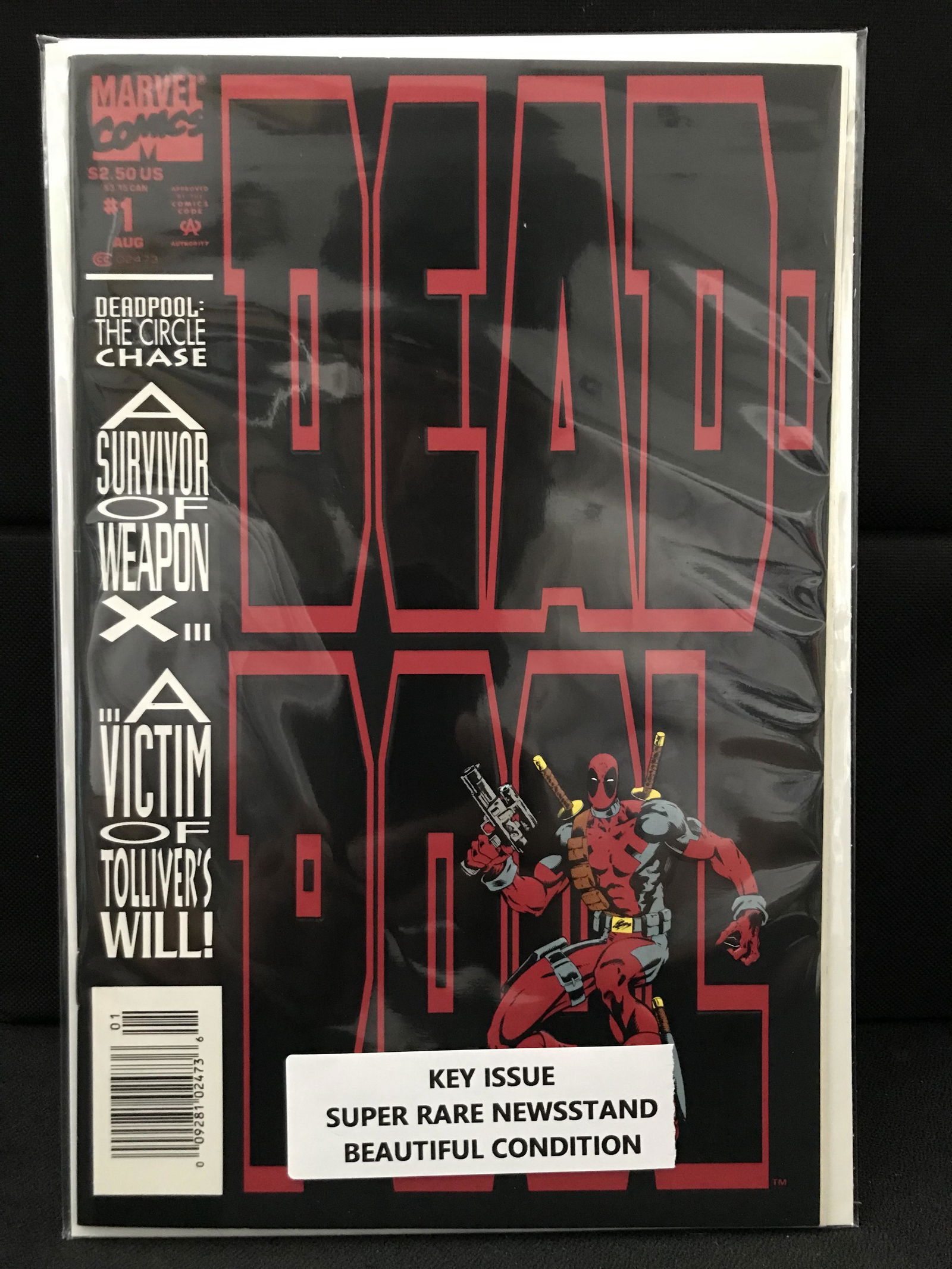 DEADPOOL NO. 1 (MARVEL COMICS) RARE NEWSSTAND (1 of 1)