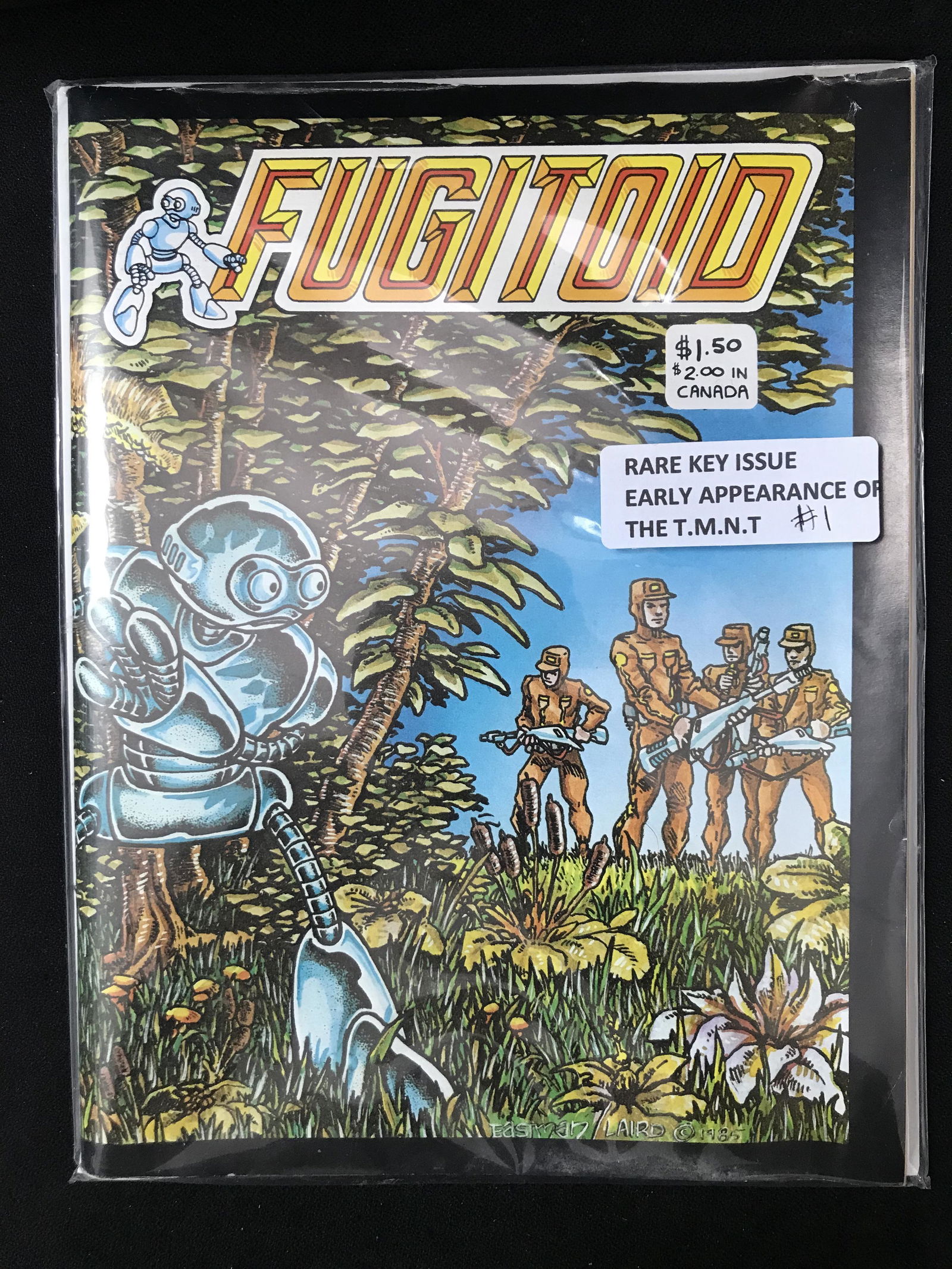 FUGITOID NO.1 (RARE KEY ISSUE EARLY APP OF T.M.N.T.) (1 of 1)