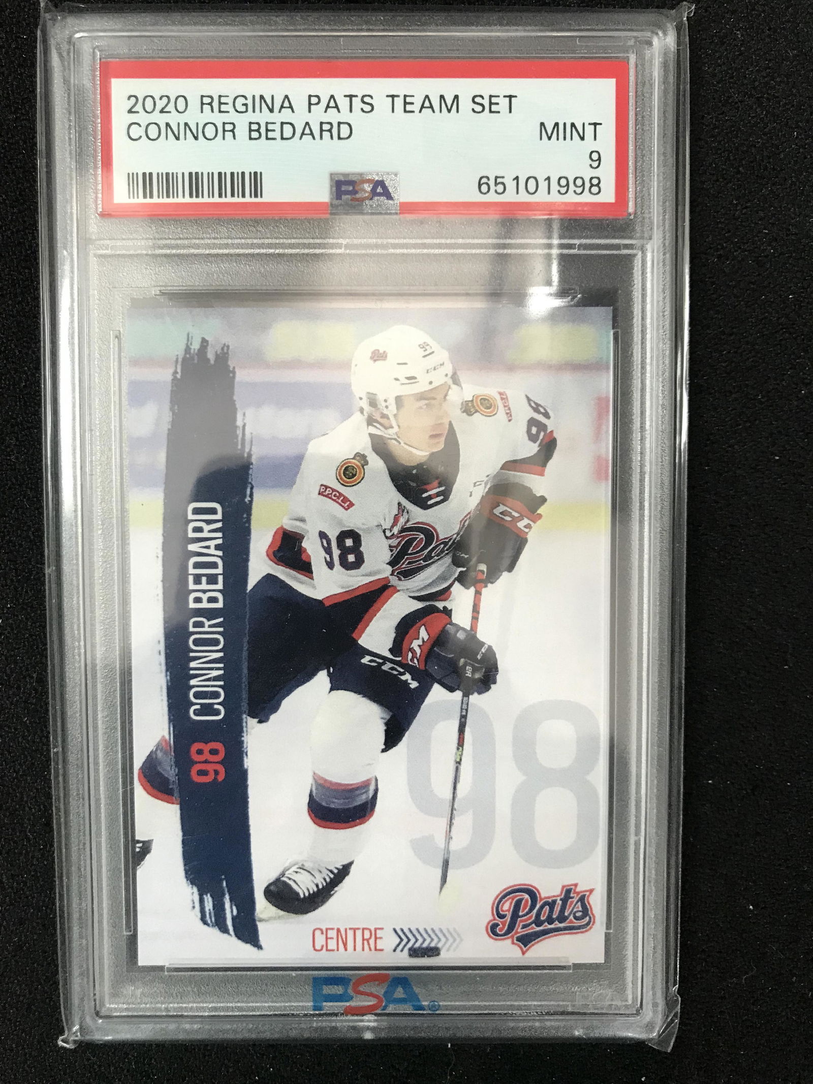 2020 REGINA PATS TEAM SET CONNOR BEDARD (PSA 9) (1 of 1)