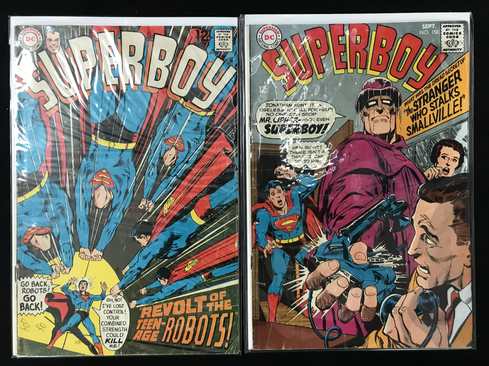 SUPERBOY #155 AND #150    (DC COMICS) (1 of 1)