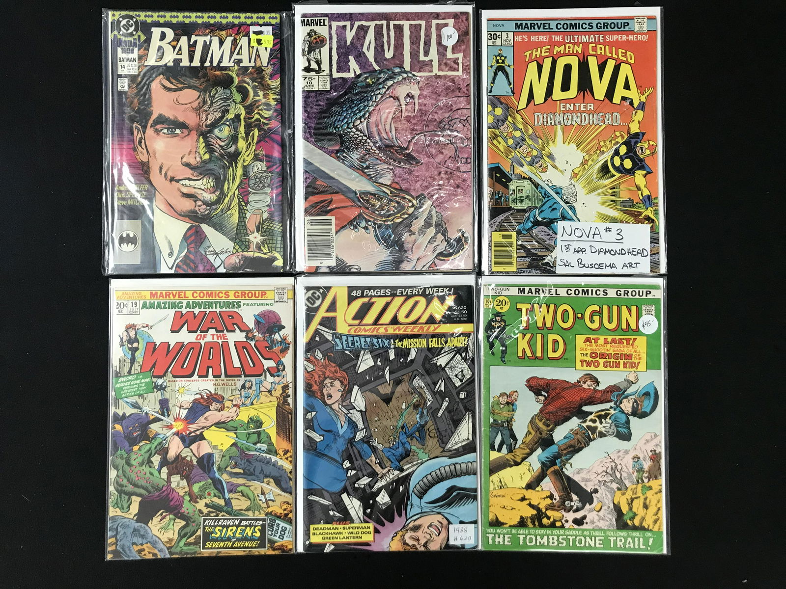 LOT OF 6 SUPERHERO COMICS (MARVEL AND DC  COMICS) (1 of 1)