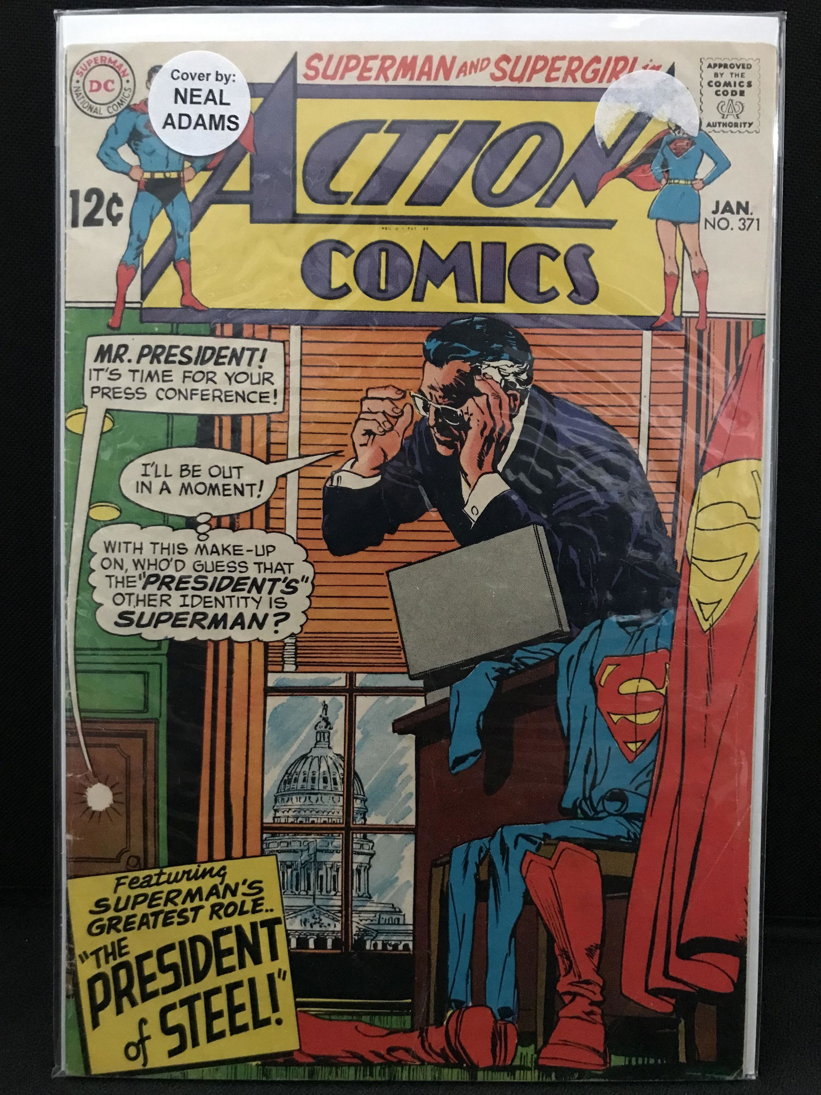DC COMICS ACTION COMICS NO. 371 (1 of 1)