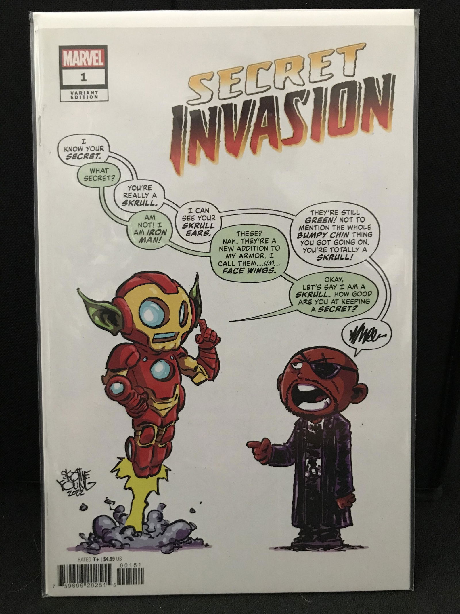 MARVEL COMICS SECRET INVASION NO. 1 VARIANT EDITION (1 of 1)