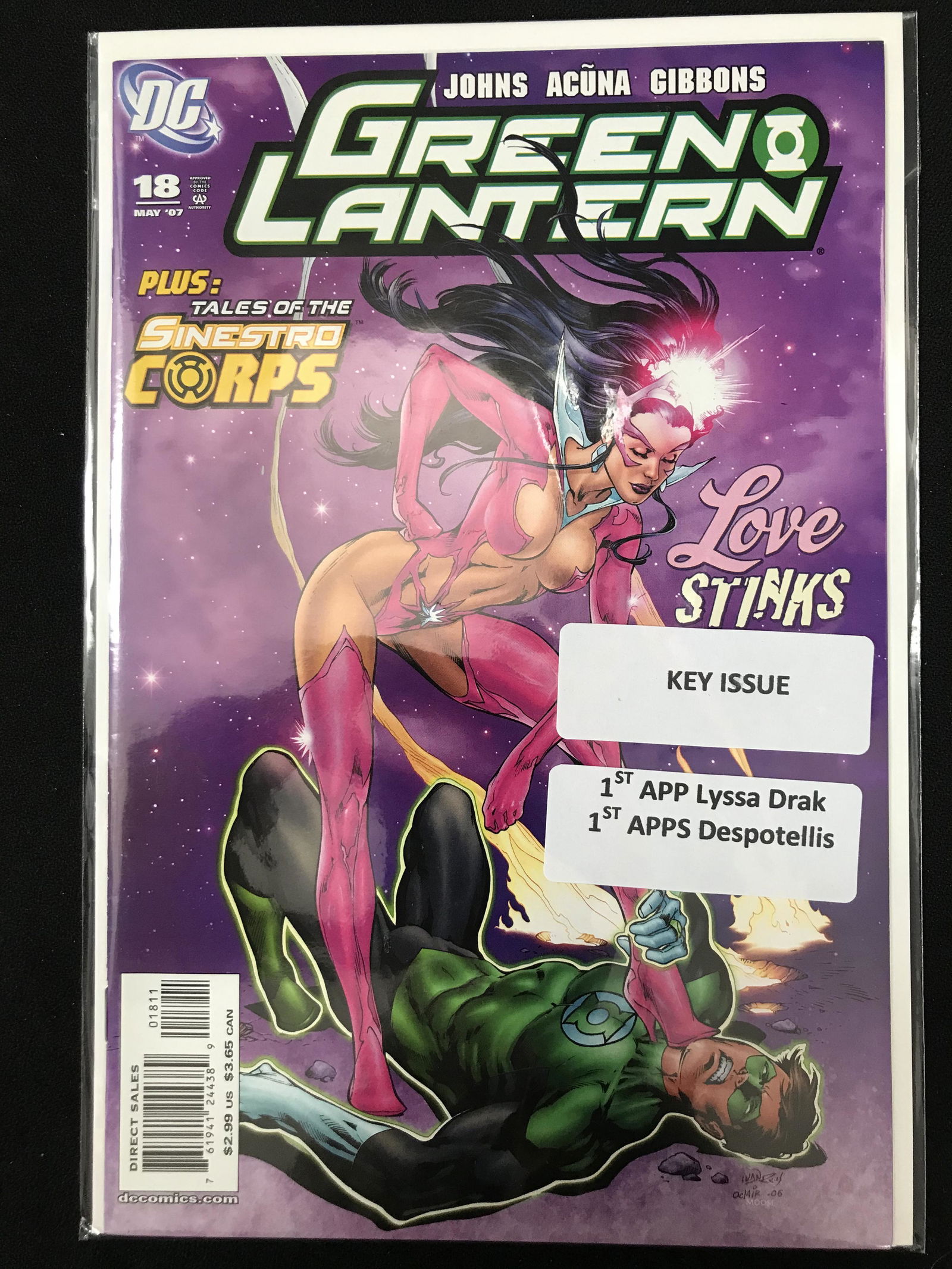 DC COMICS GREEN LANTERN NO.18 (KEY ISSUE) (1 of 1)