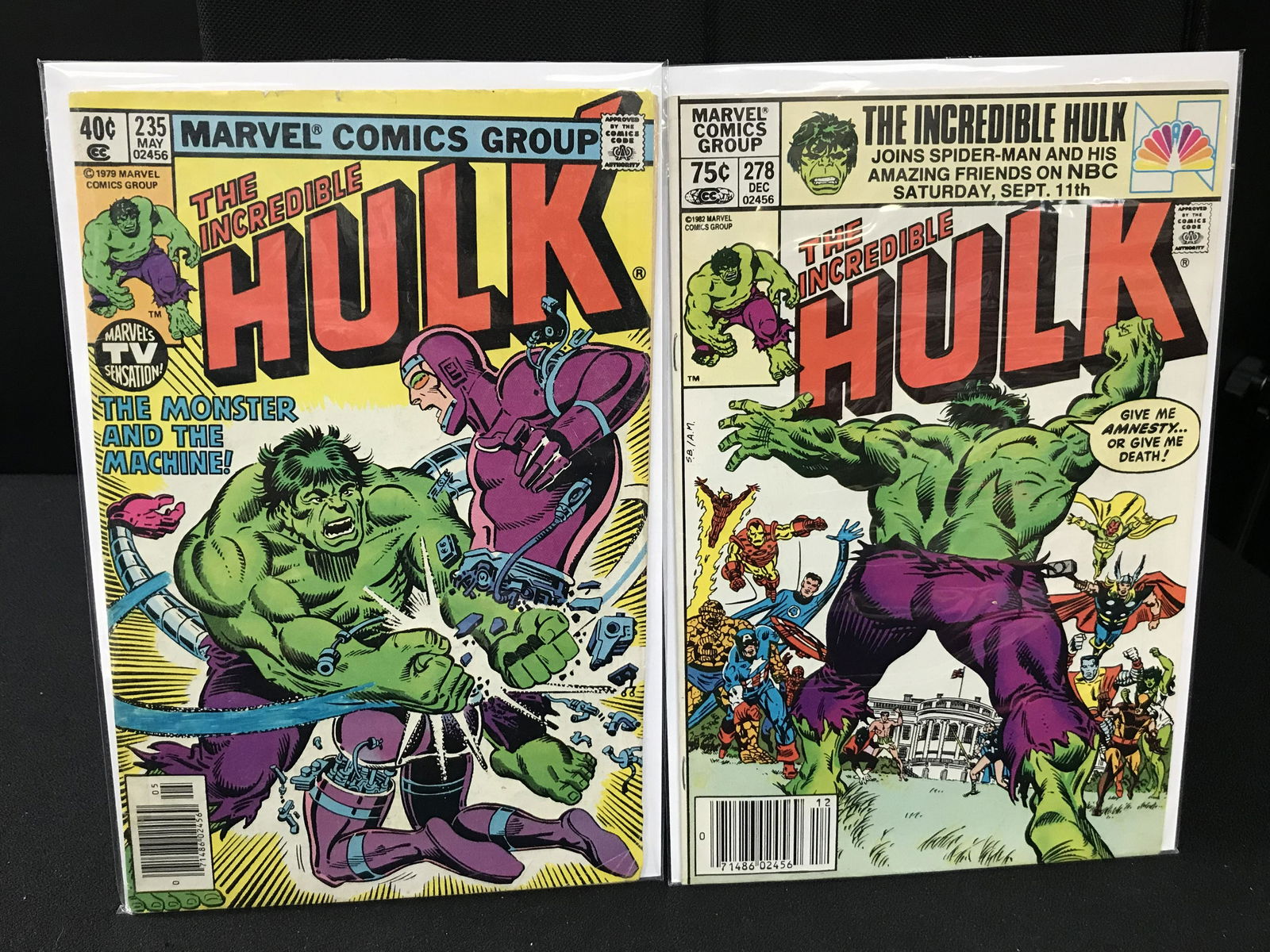 MARVEL COMICS THE INCREDIBLE HULK BRONZE AGE COMIC LOT (1 of 1)