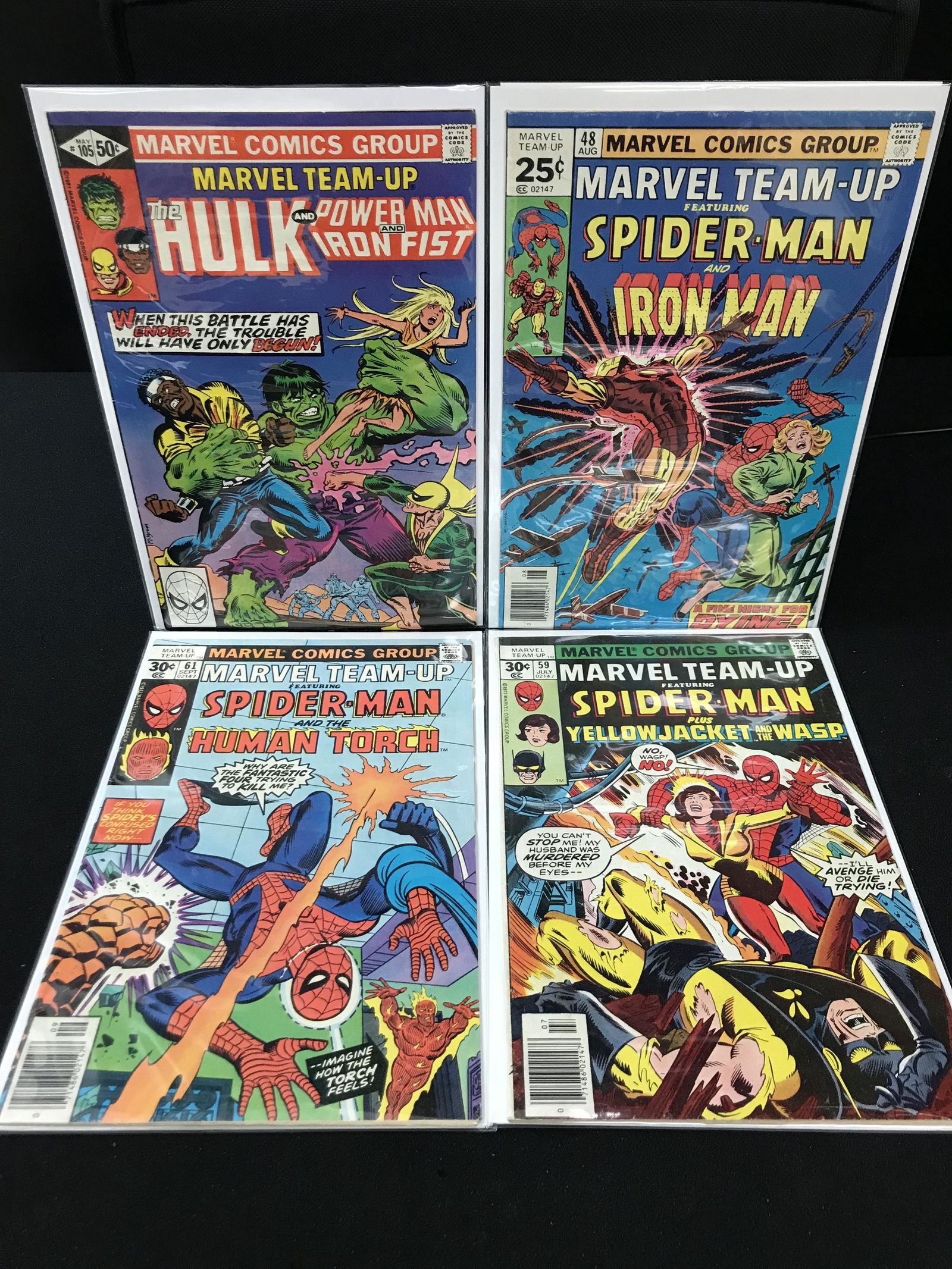 MARVEL COMICS BRONZE AGE COMIC LOT (MARVEL TEAM UP) (1 of 1)