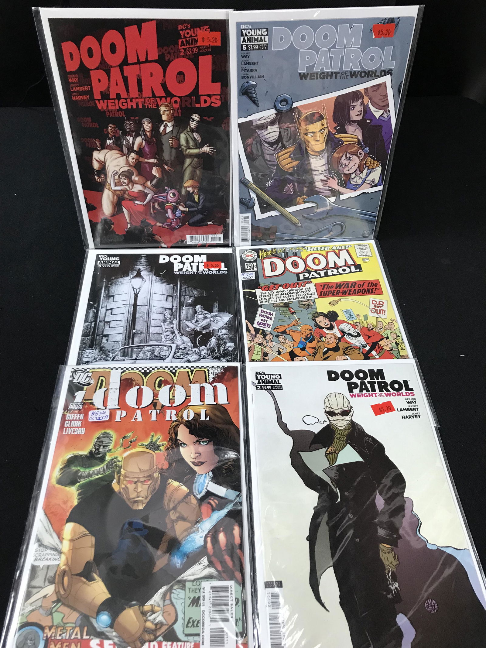 DC COMICS DOOM PATROL COMIC BOOK LOT (1 of 1)