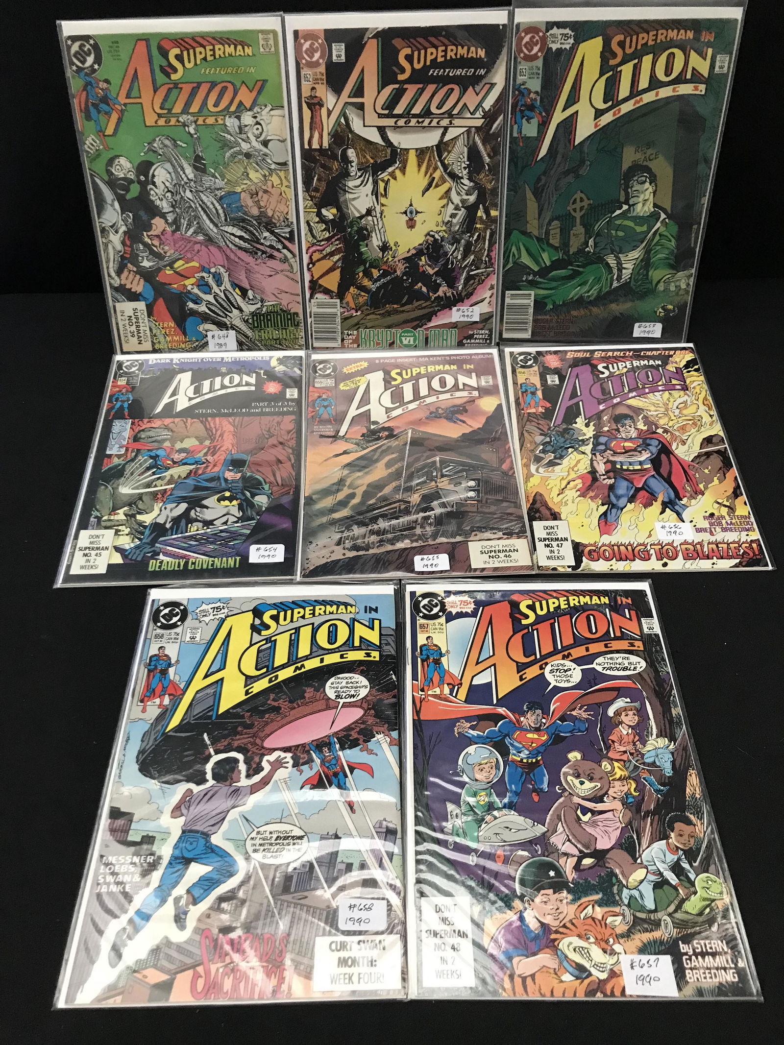 DC COMICS SUPERMAN COMIC BOOK LOT (1 of 1)