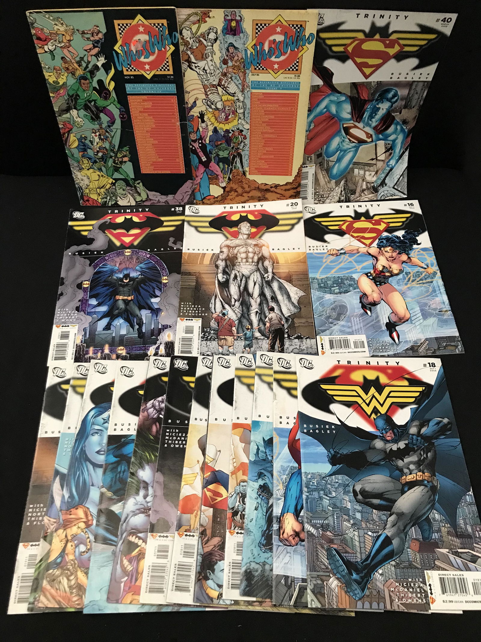 DC COMIC BATMAN TRINITY COMIC BOOK LOT (1 of 1)