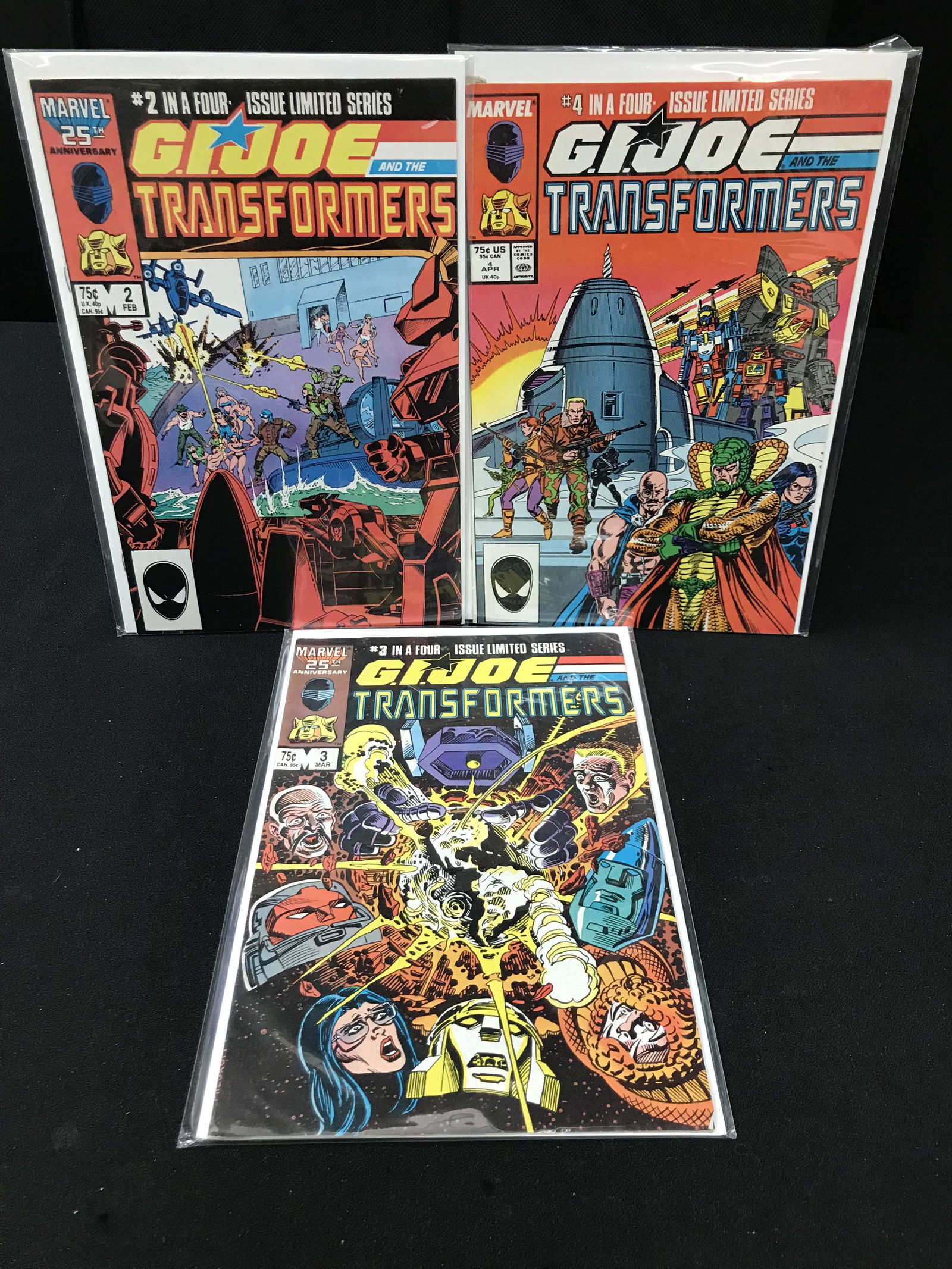 MARVEL COMICS GI JOE AND THE TRANSFORMERS COMIC BOOK LOT (1 of 1)