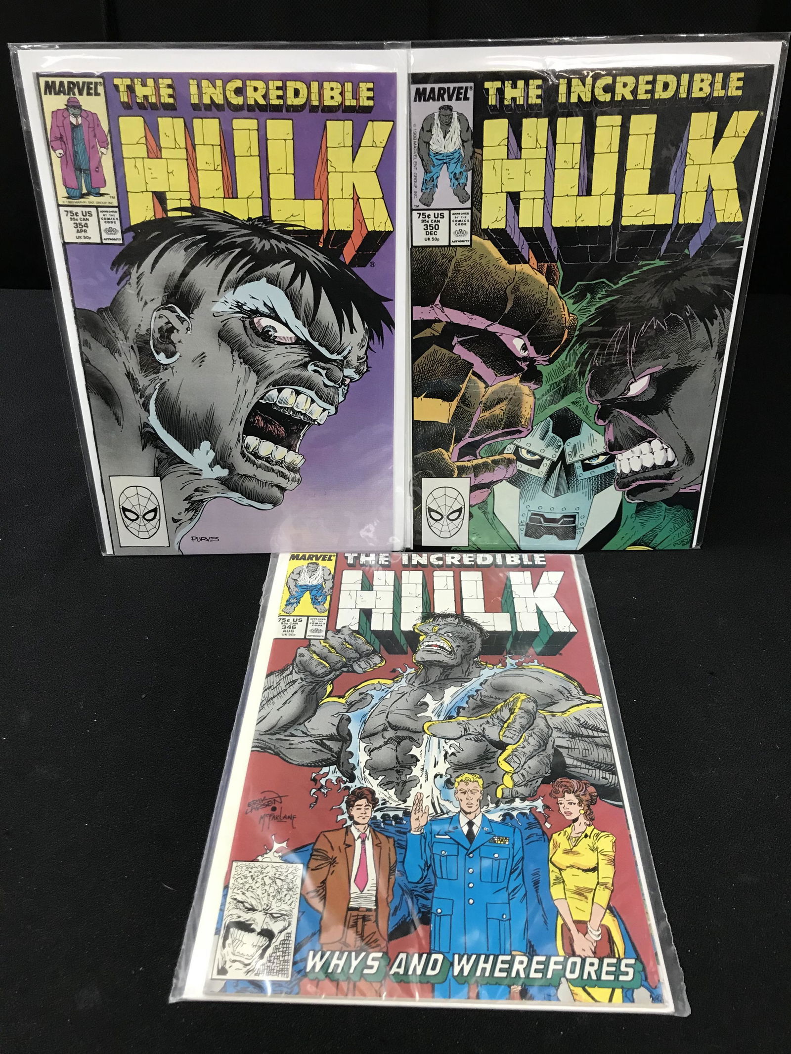 MARVEL COMICS THE INCREDIBLE HULK COMIC BOOK LOT (1 of 1)
