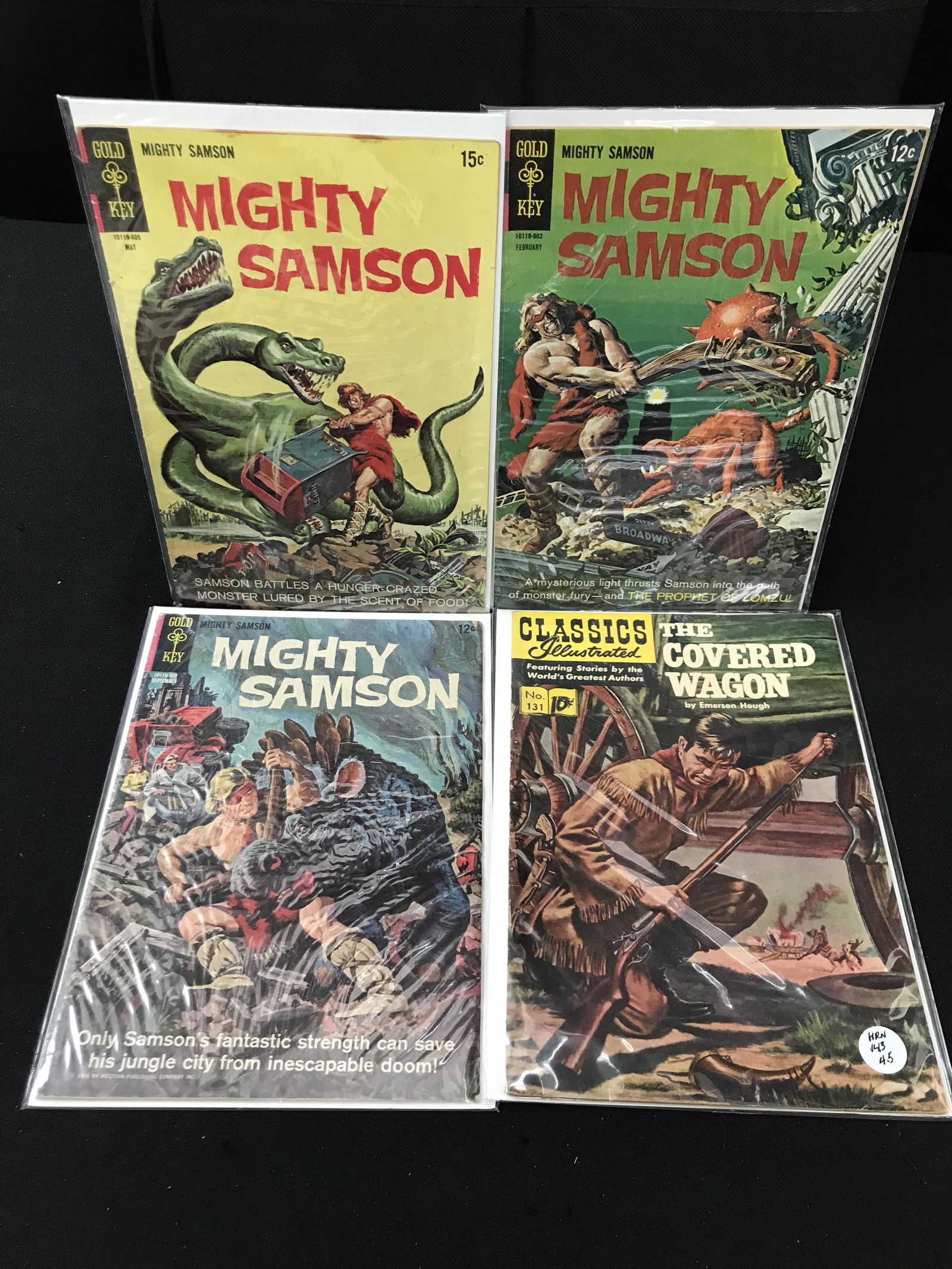 GOLD KEY COMICS MIGHTY SAMSON COMIC BOOK LOT (1 of 1)