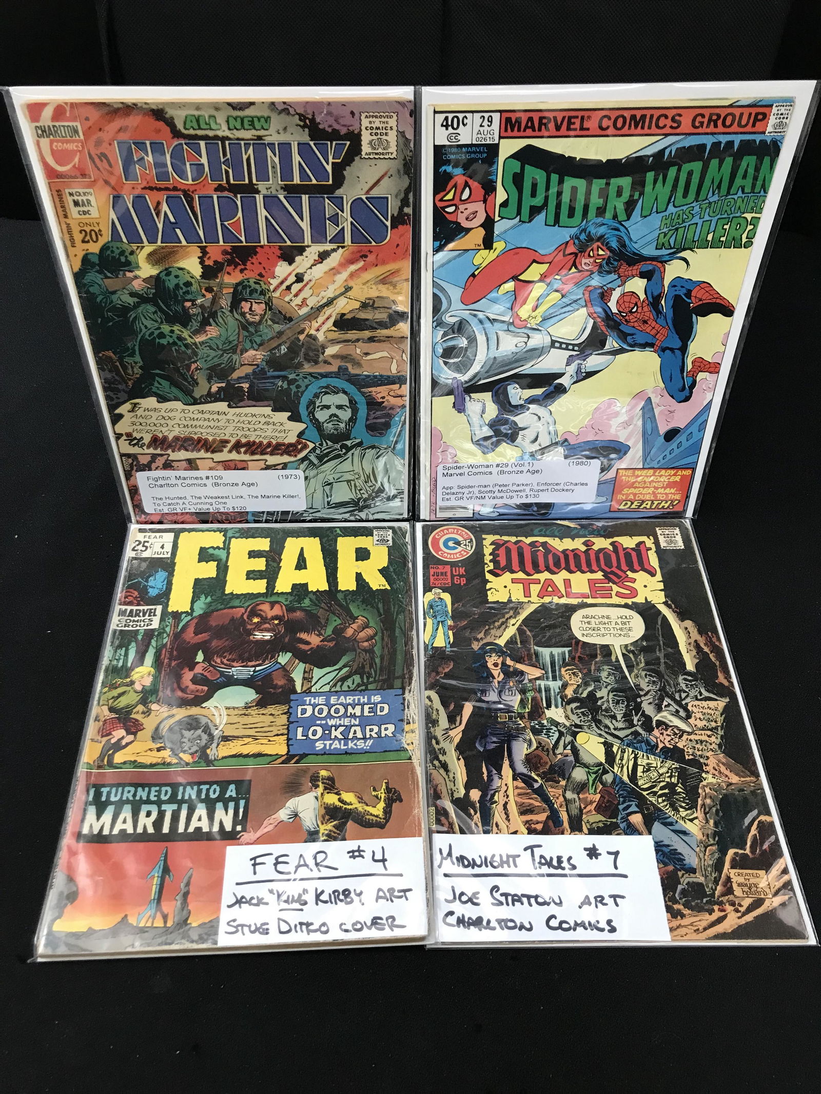 CHARLTON COMICS BRONZE AGE COMIC BOOK LOT (1 of 1)