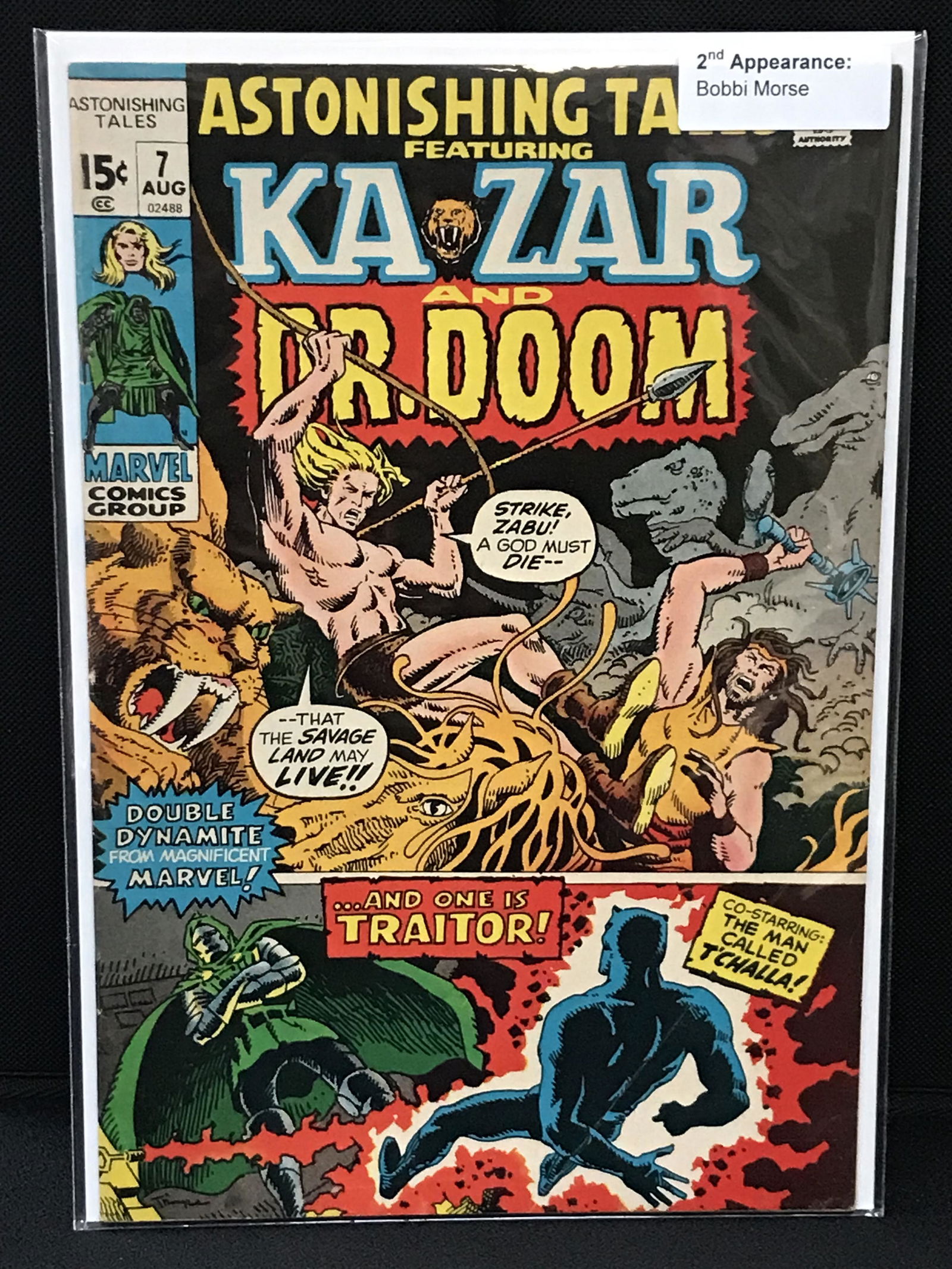 MARVEL COMICS ASTONISHING TALES KAZAR AND DR. DOOM #7 (1 of 1)