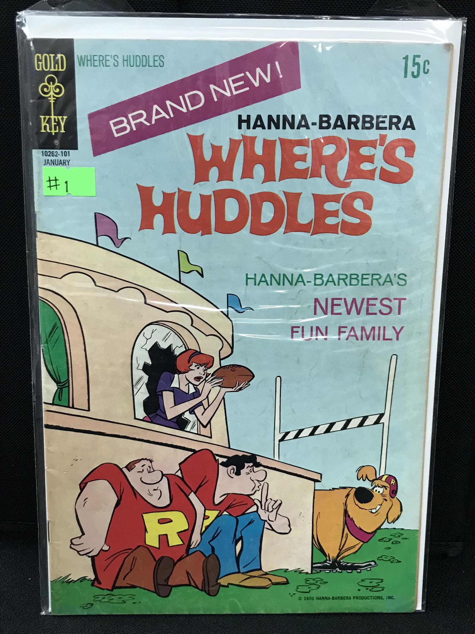 GOLD KEY COMICS HANNA BARBERA WHERES HUDDLES #1 (1 of 1)