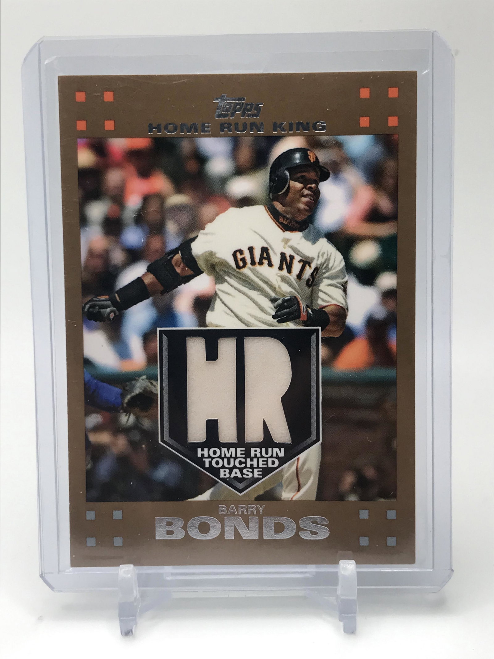 2007 TOPPS HOME RUN KING BARRY BONDS HOME RUN TOUCHED BASE: Prices are in Canadian dollars