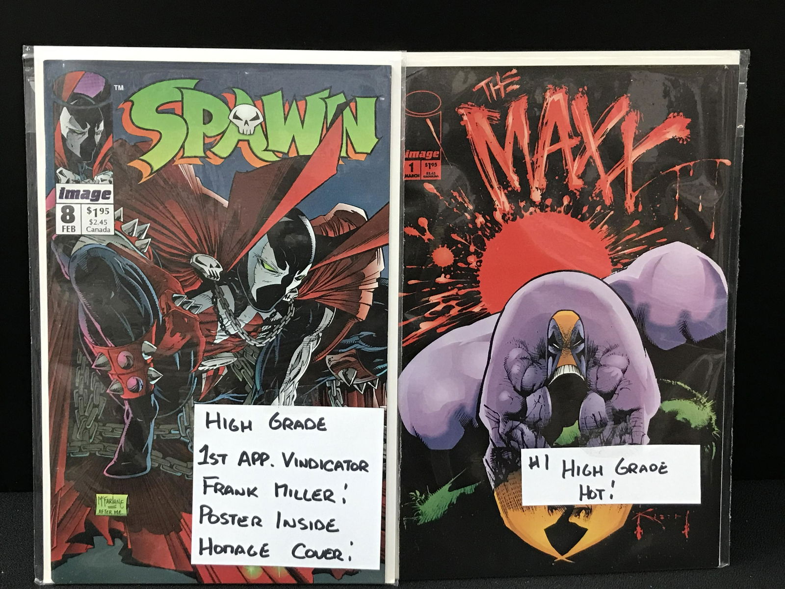 IMAGE COMICS SPAWN AND THE MAXX COMIC BOOK LOT (1 of 1)