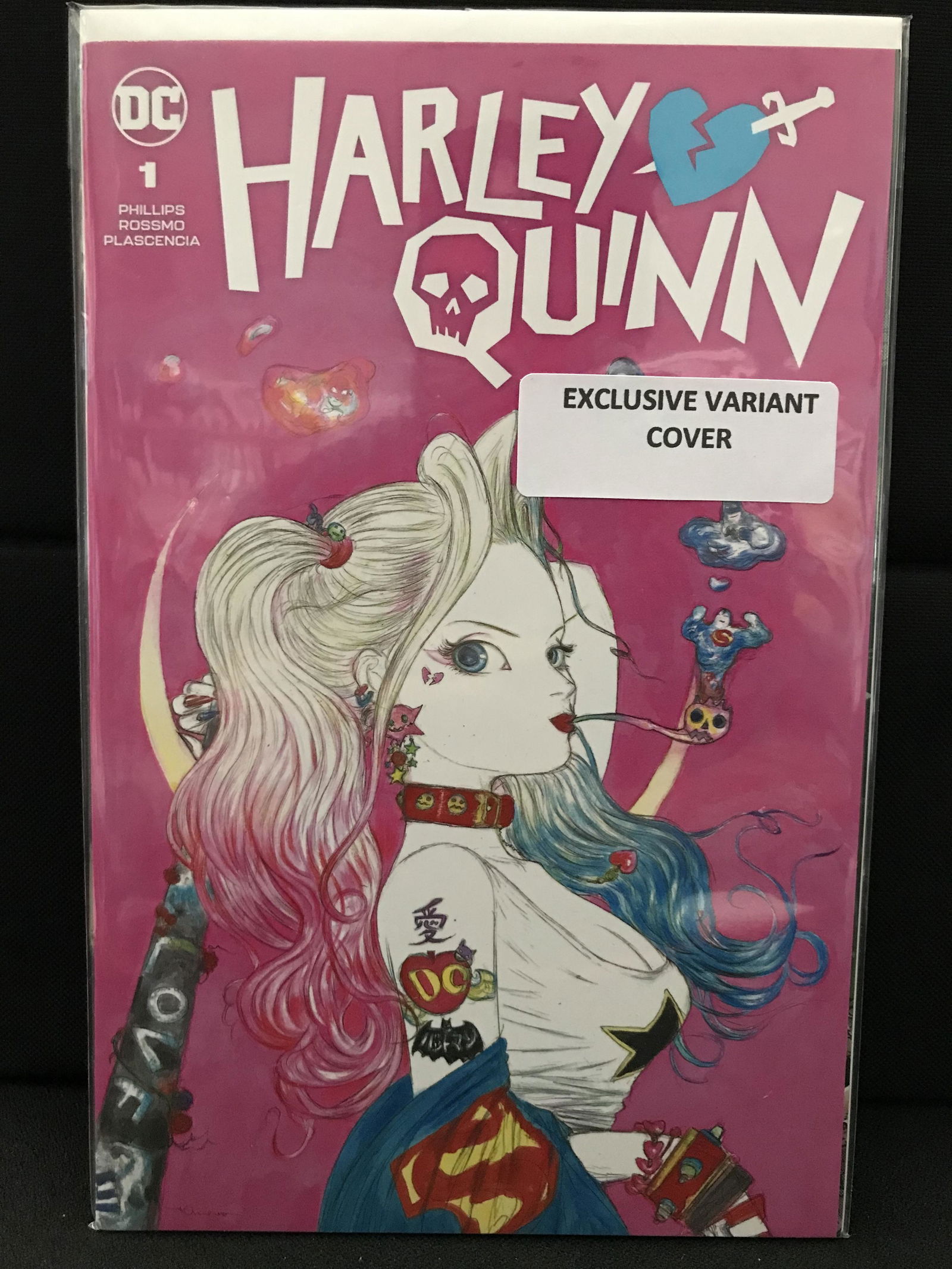 DC COMICS NO.1 HARLEY QUINN (EXCLUSIVE VARIANT COVER) (1 of 1)