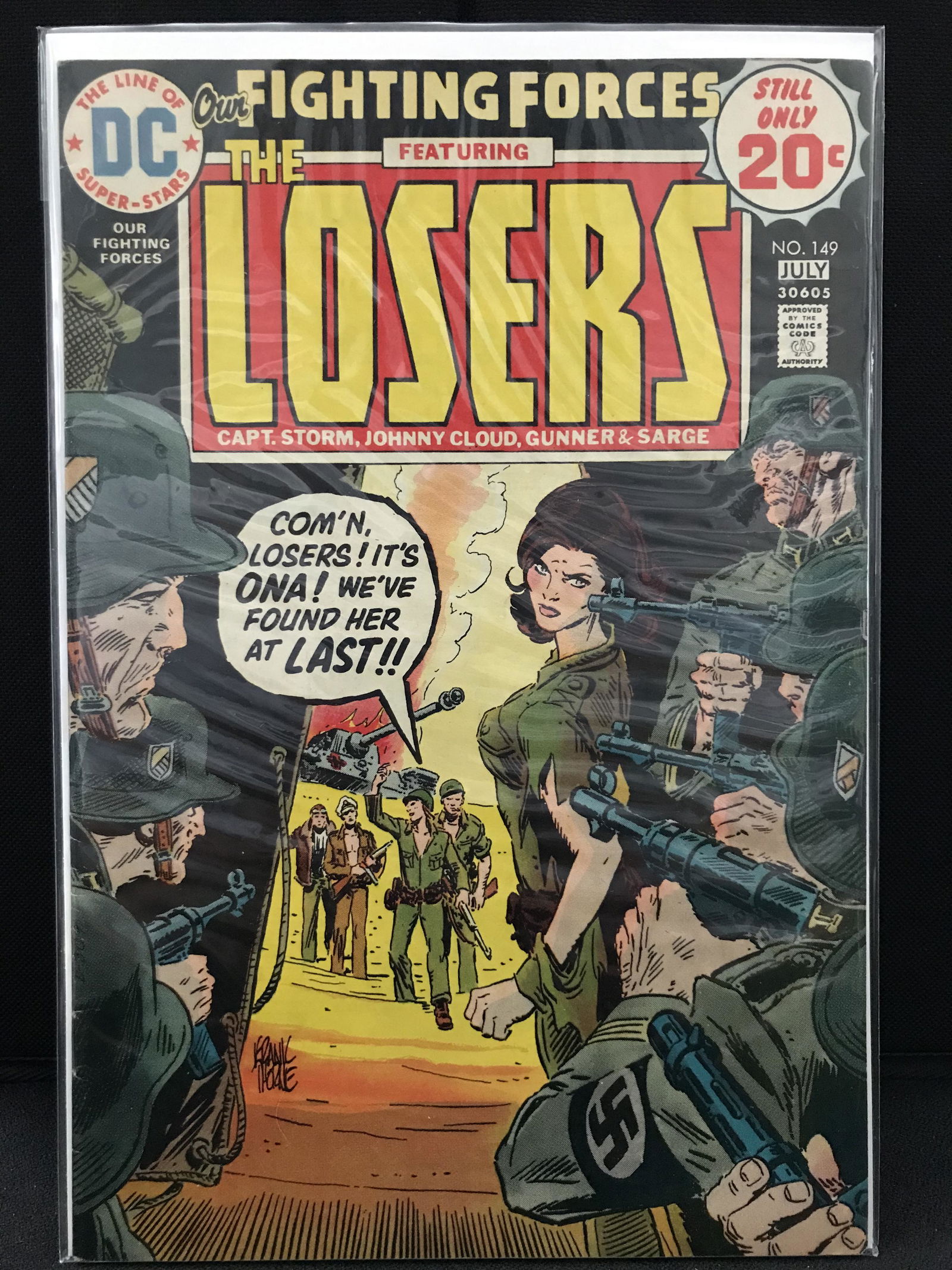 DC COMICS NO.149 OUR FIGHTING FORCES THE LOSERS (1 of 1)