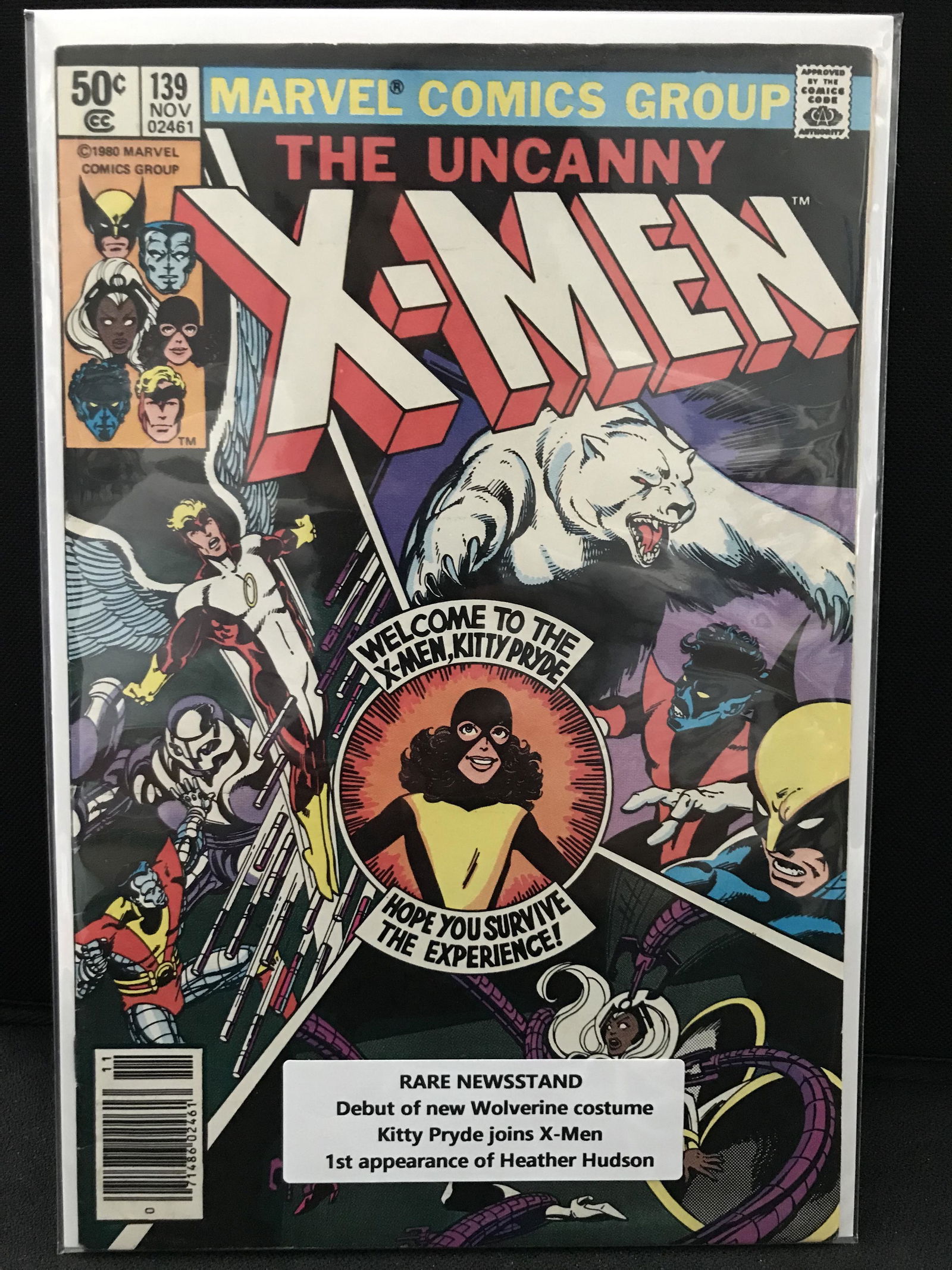 MARVEL COMICS NO.139 THE UNCANNY XMEN (1ST APP OF HEATHER HUDSON) (1 of 1)