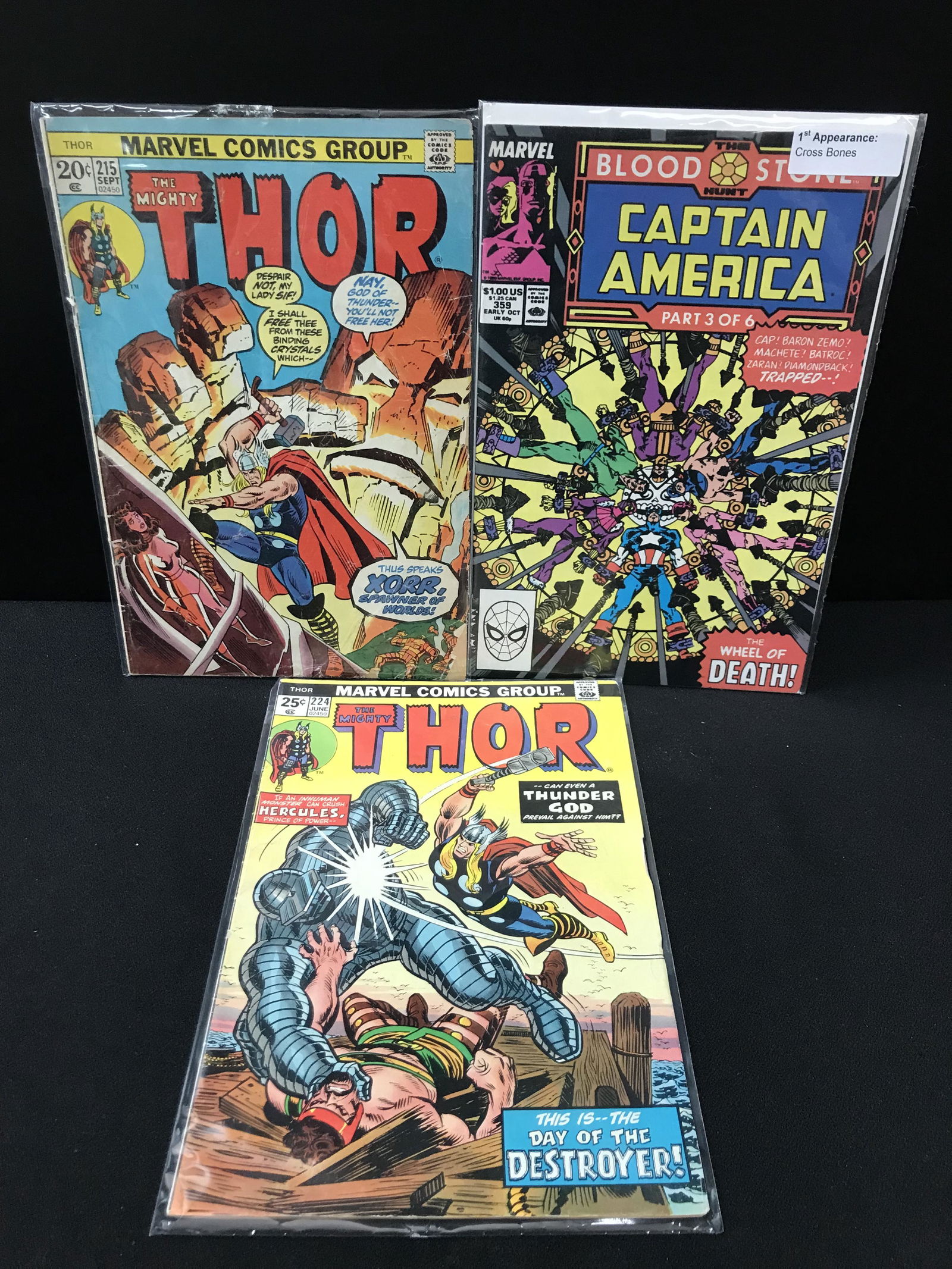 MARVEL COMICS BRONZE AGE THOR COMIC BOOK LOT (1 of 1)