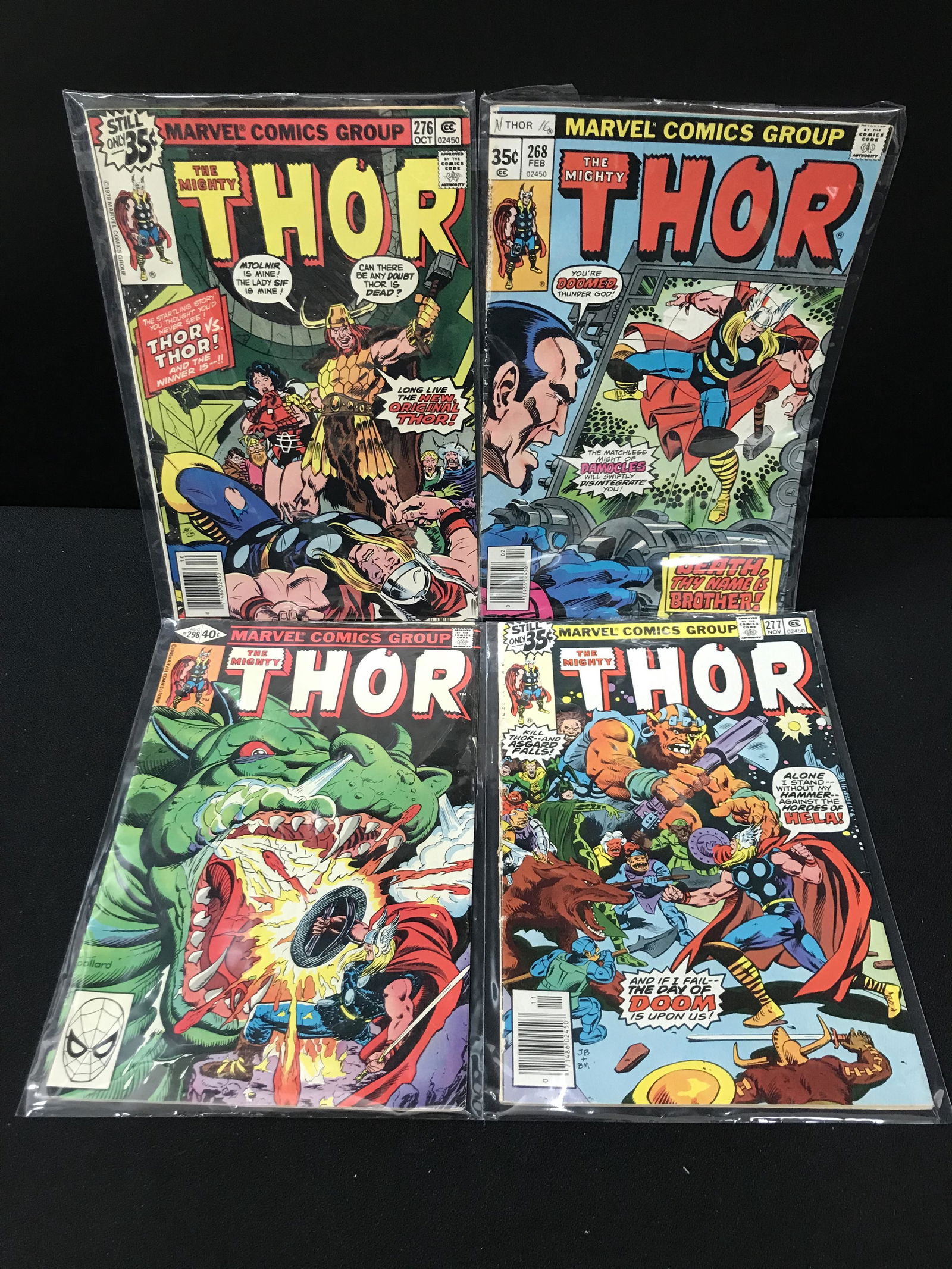 MARVEL COMICS THOR BRONZE AGE COMIC BOOK LOT (1 of 1)