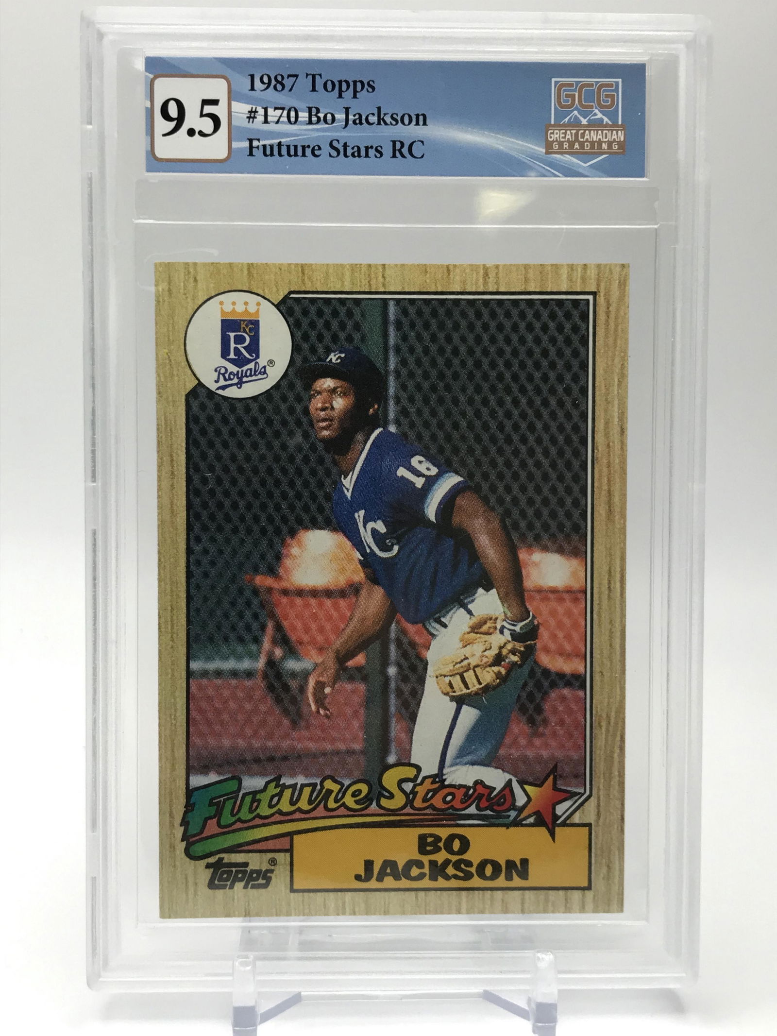 1987 TOPPS BO JACKSON NO. 170 (GCG 9.5) (1 of 2)